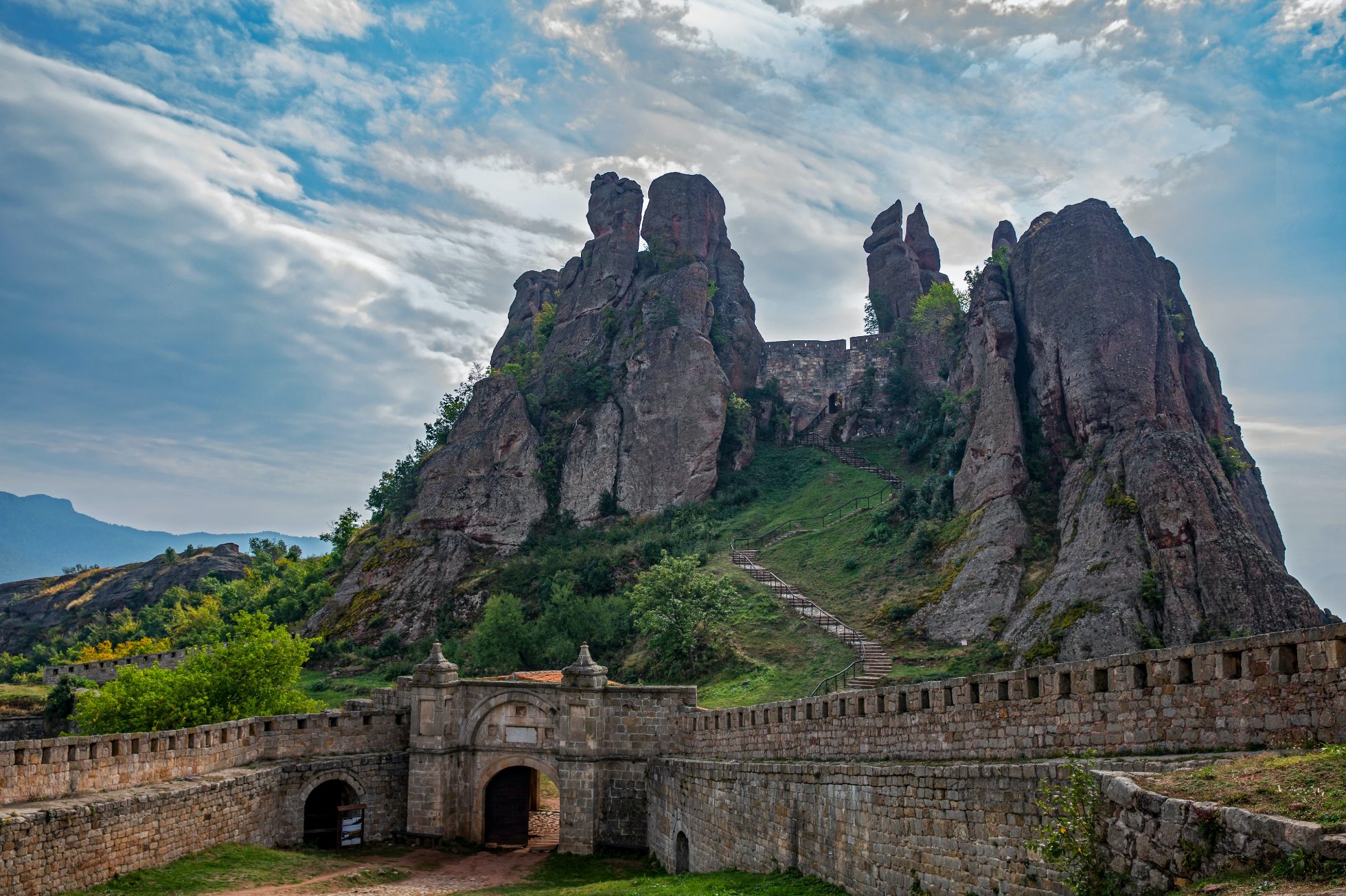 Zamek w Belogradchik w Bułgarii