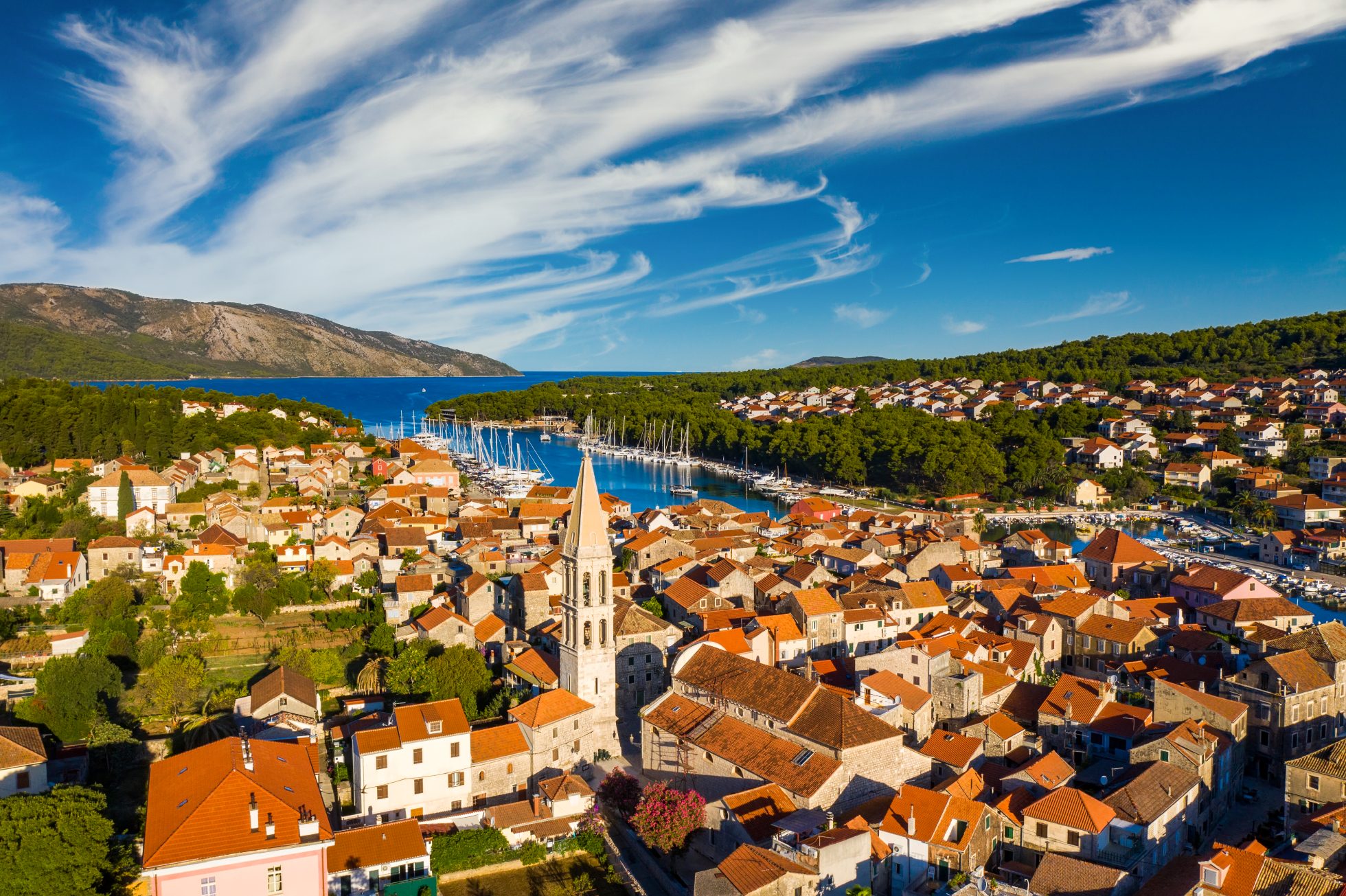 Miasto Stari Grad w Chorwacji, wyspa Hvar