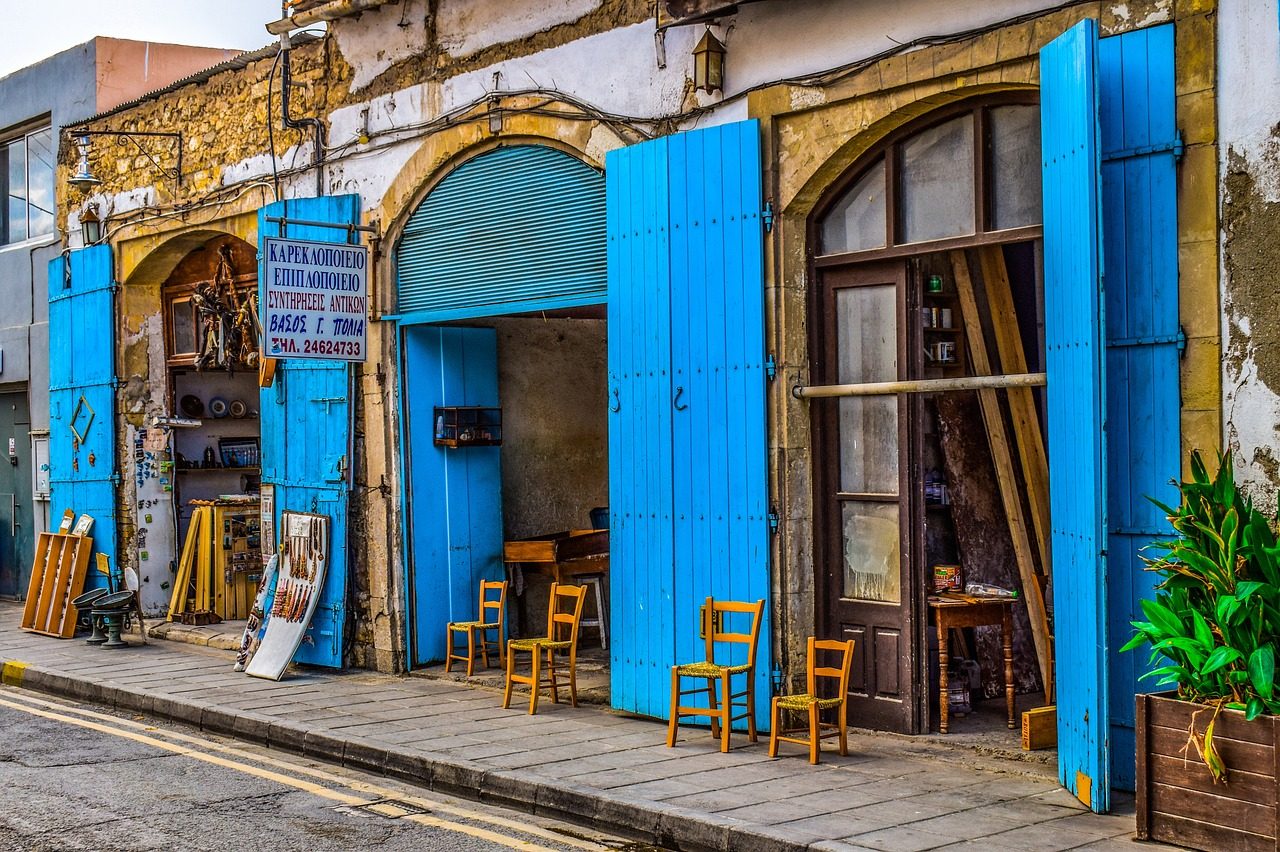 View of a building in Cyprus
