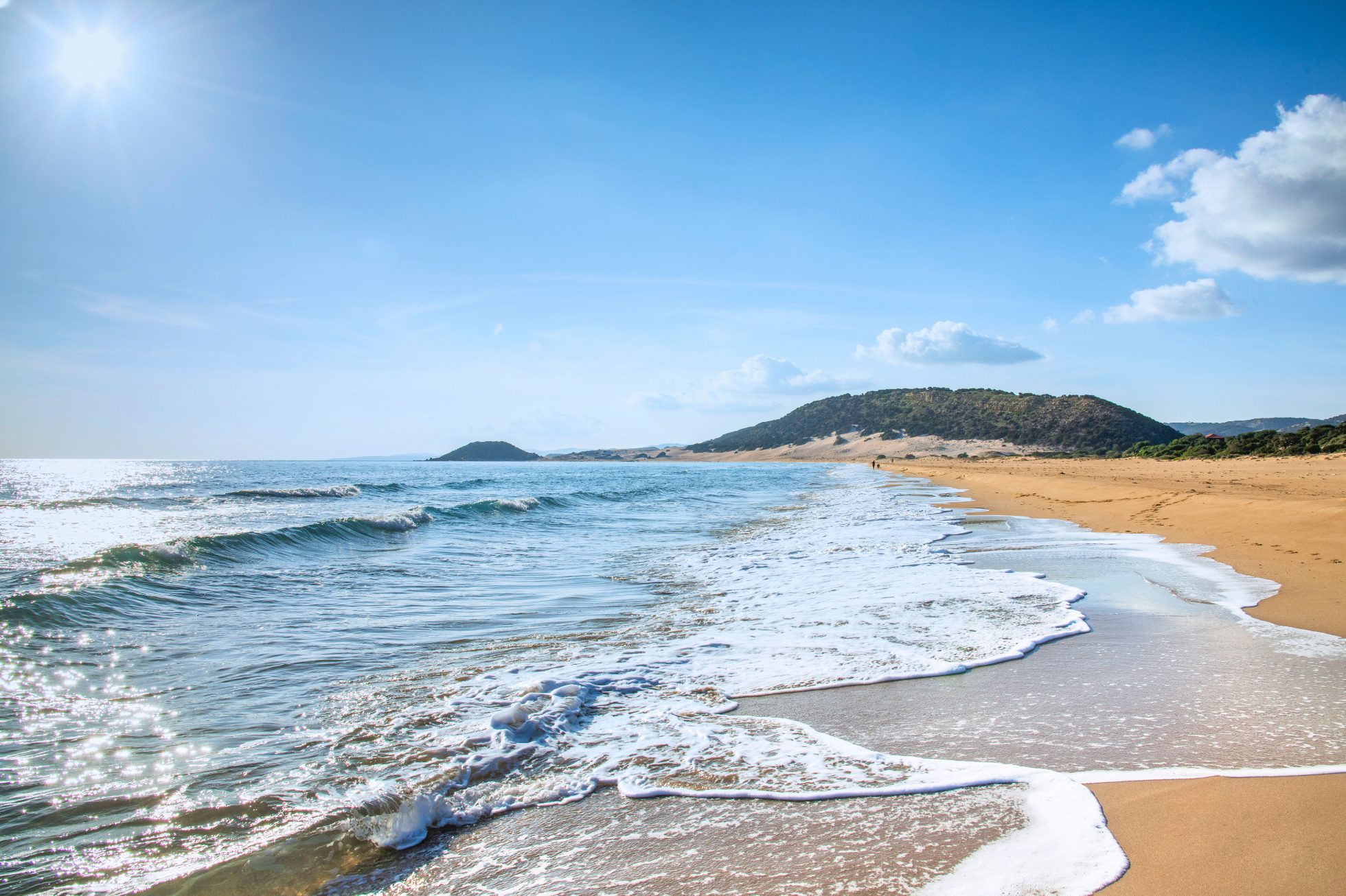 Złota plaża Rizokarpaso, półwysep Karpas, Cypr