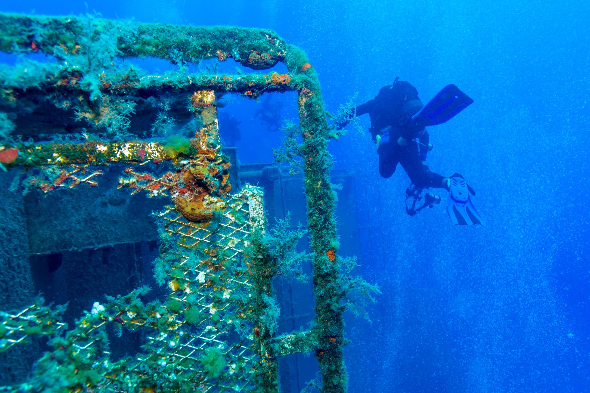Zenobia ship wreck near Paphos, Cyprus