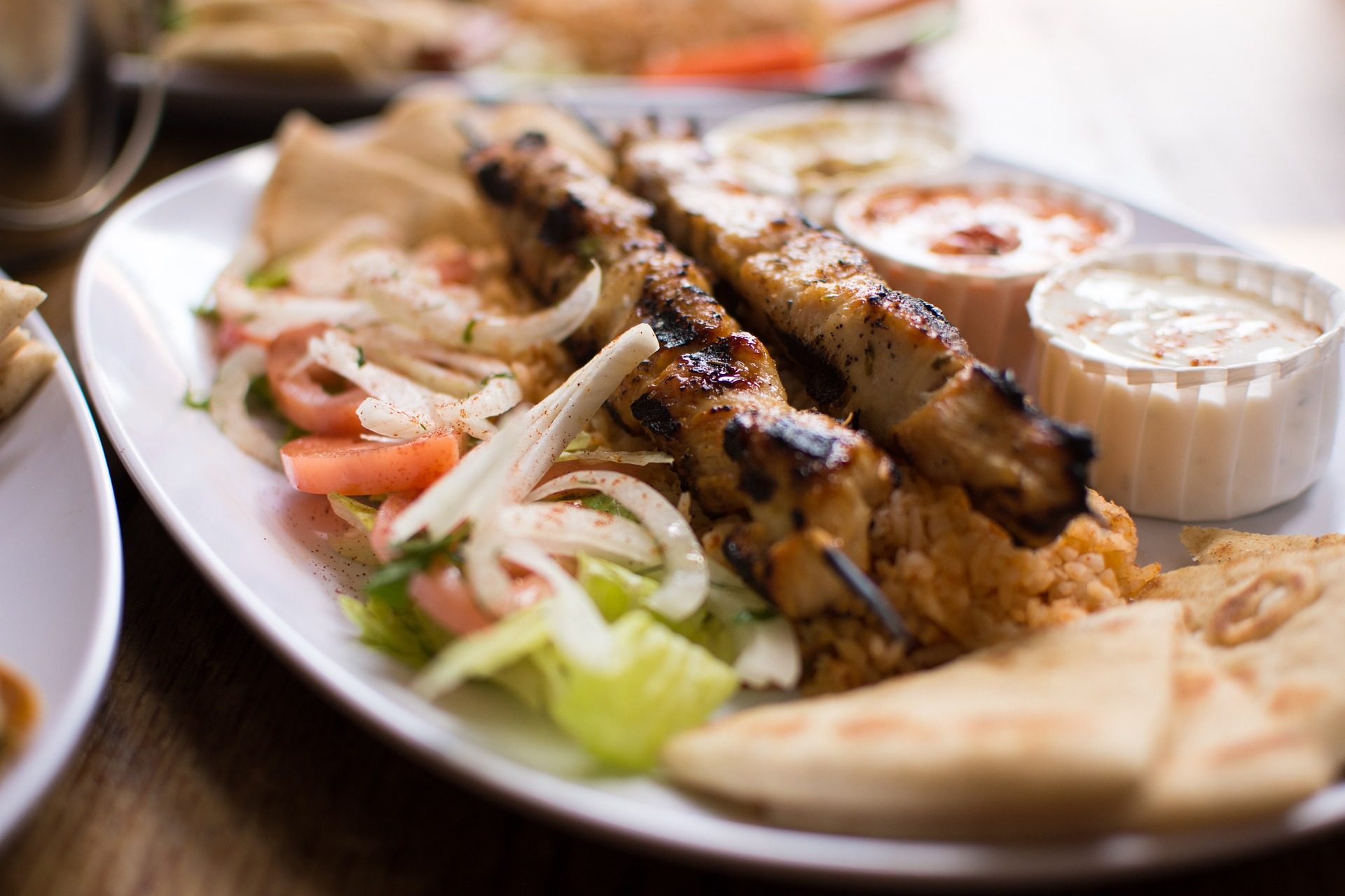 Danie śródziemnomorskie souvlaki
