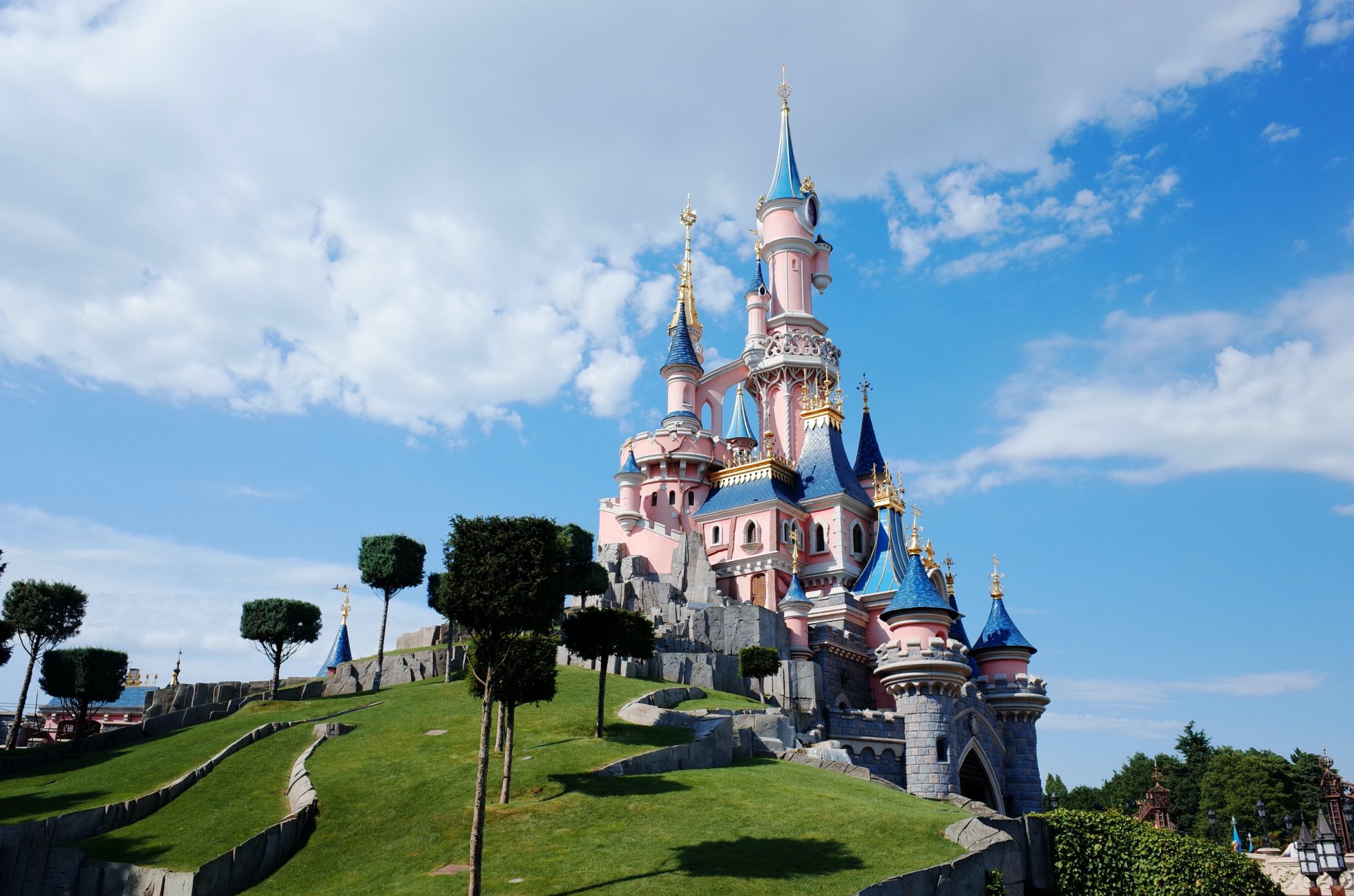 Disneyland z zamkiem Disneya
