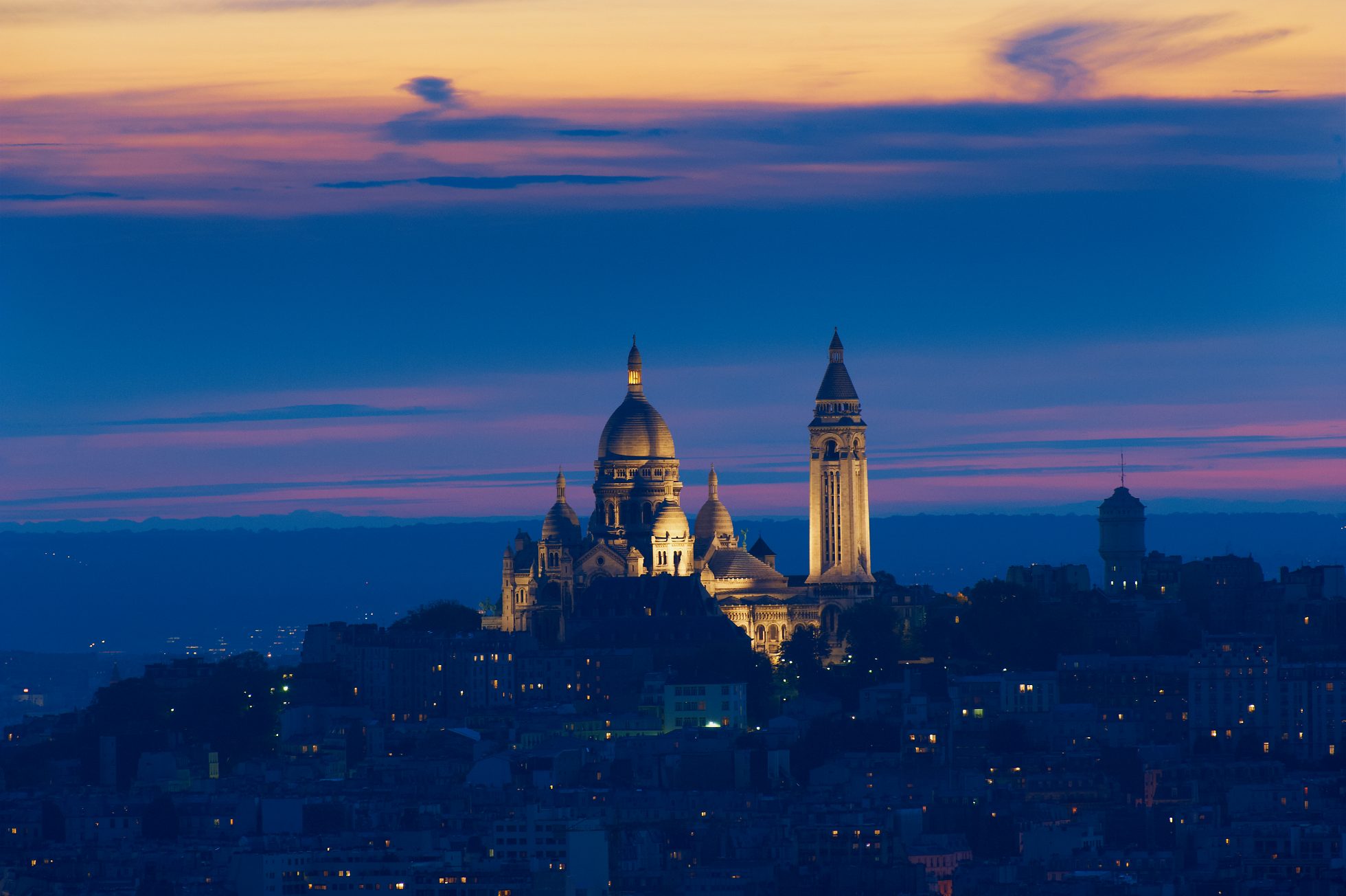Francja, Paryż, Montmartre i Bazylika Sacre Coeur, filmy jesienne