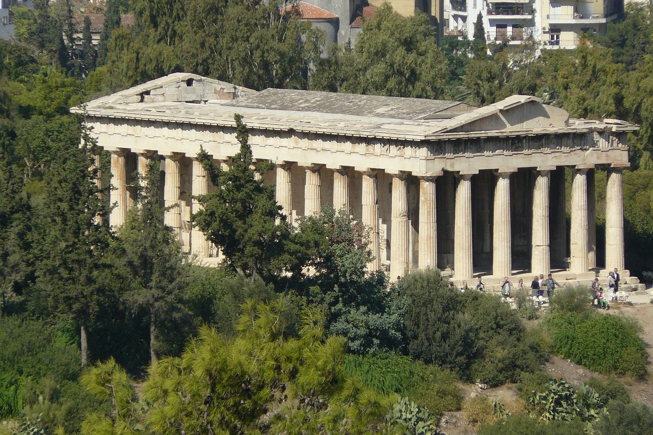 Agora w Atenach, zabytki Aten