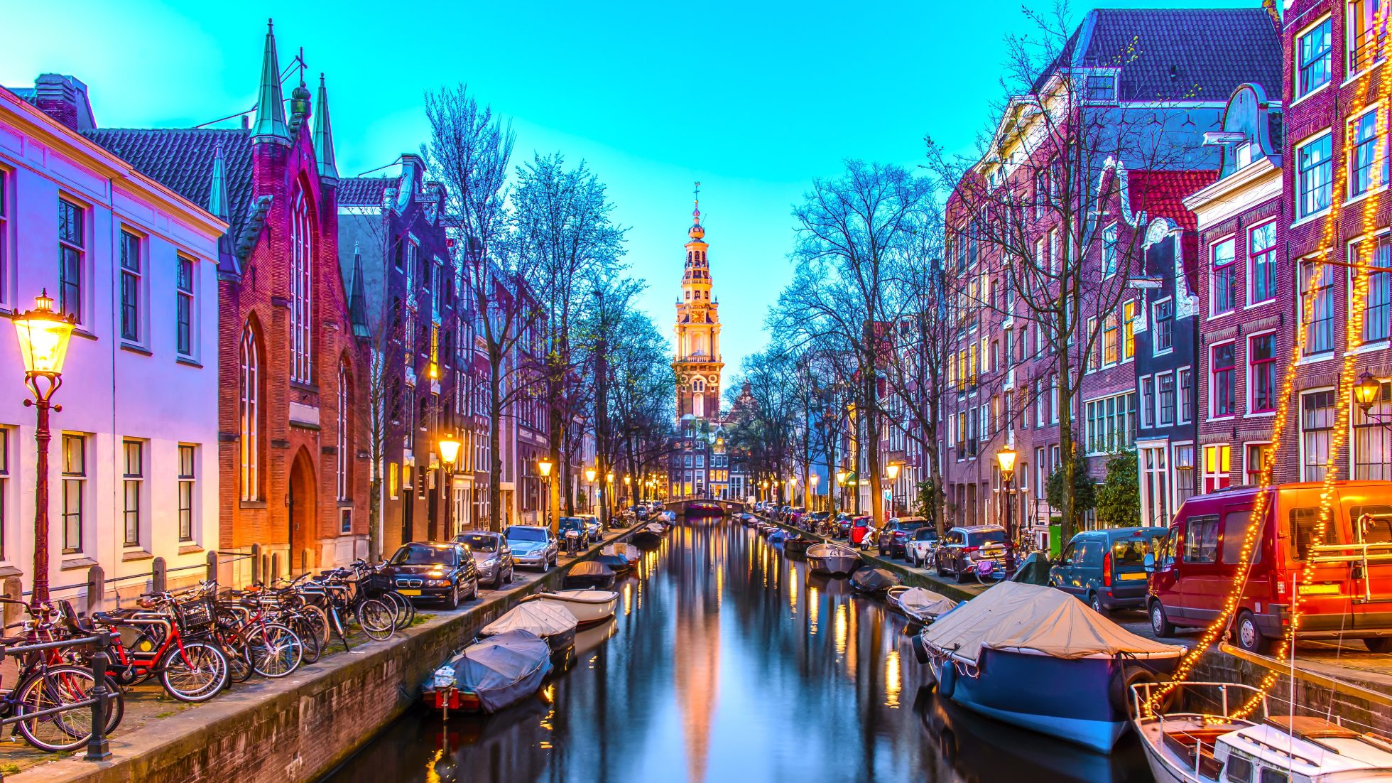 Kanały w Amsterdamie