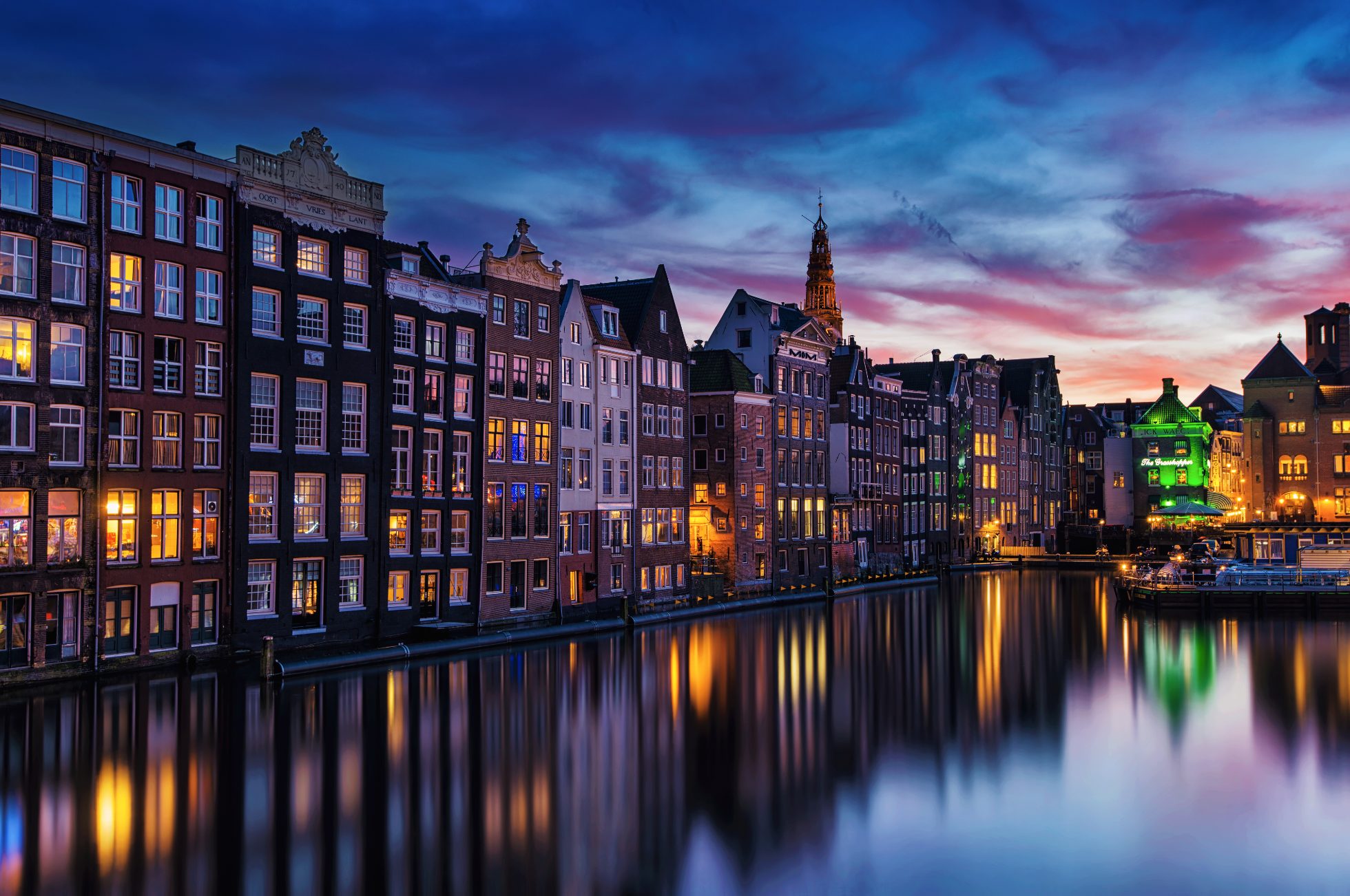 Amsterdam, a city with canals