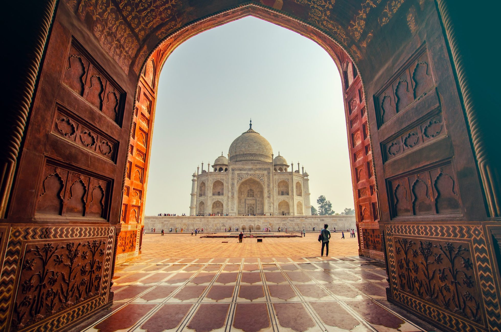 Taj Mahal temple in India