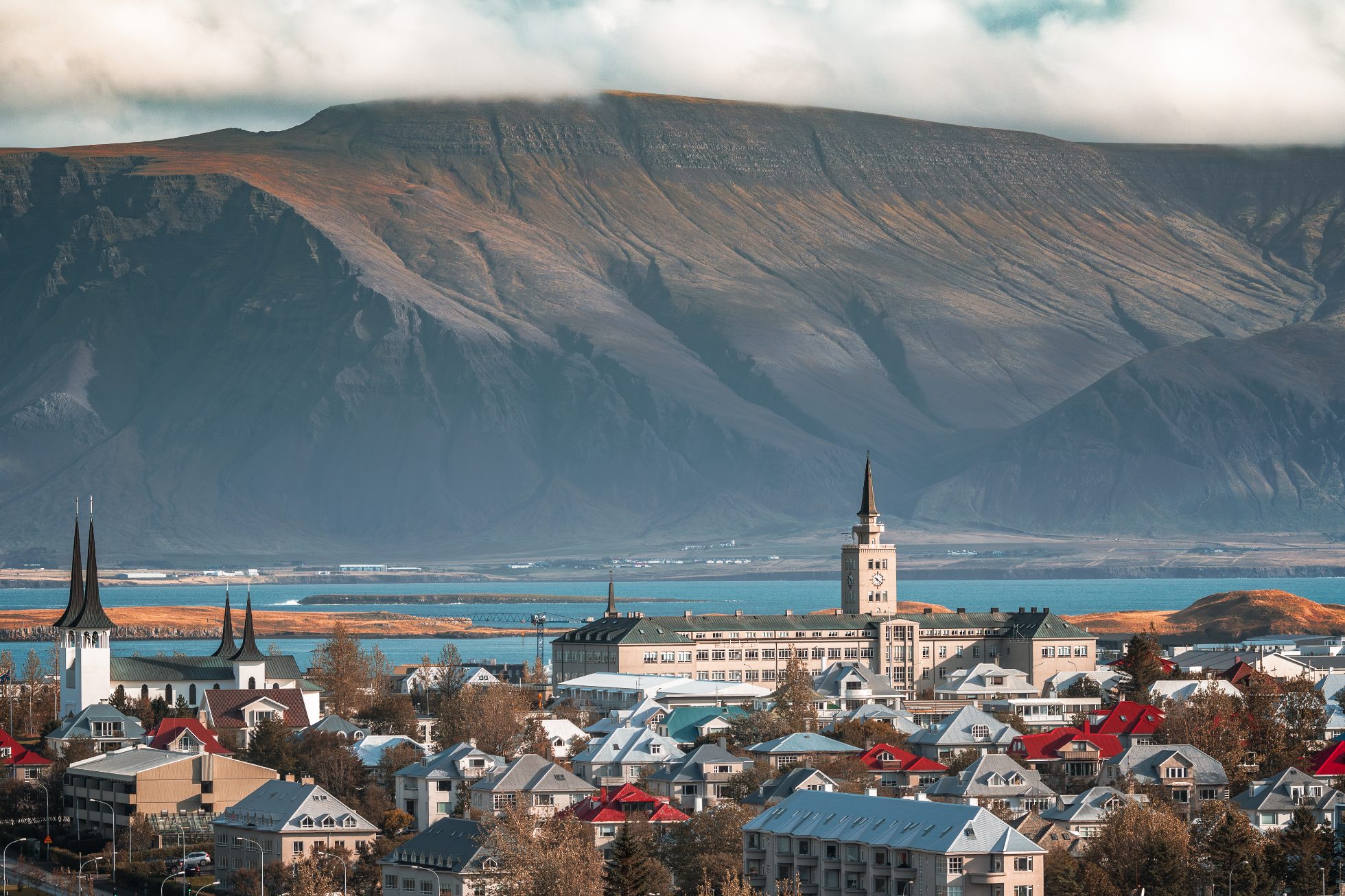 Krajobraz miejski Reykjaviku
