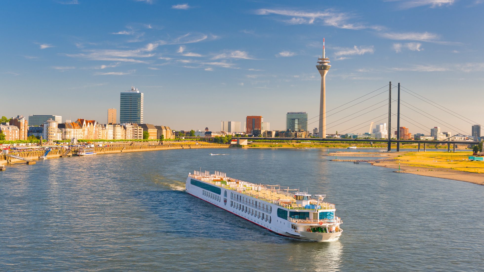 Sailing ship in Dusseldorf