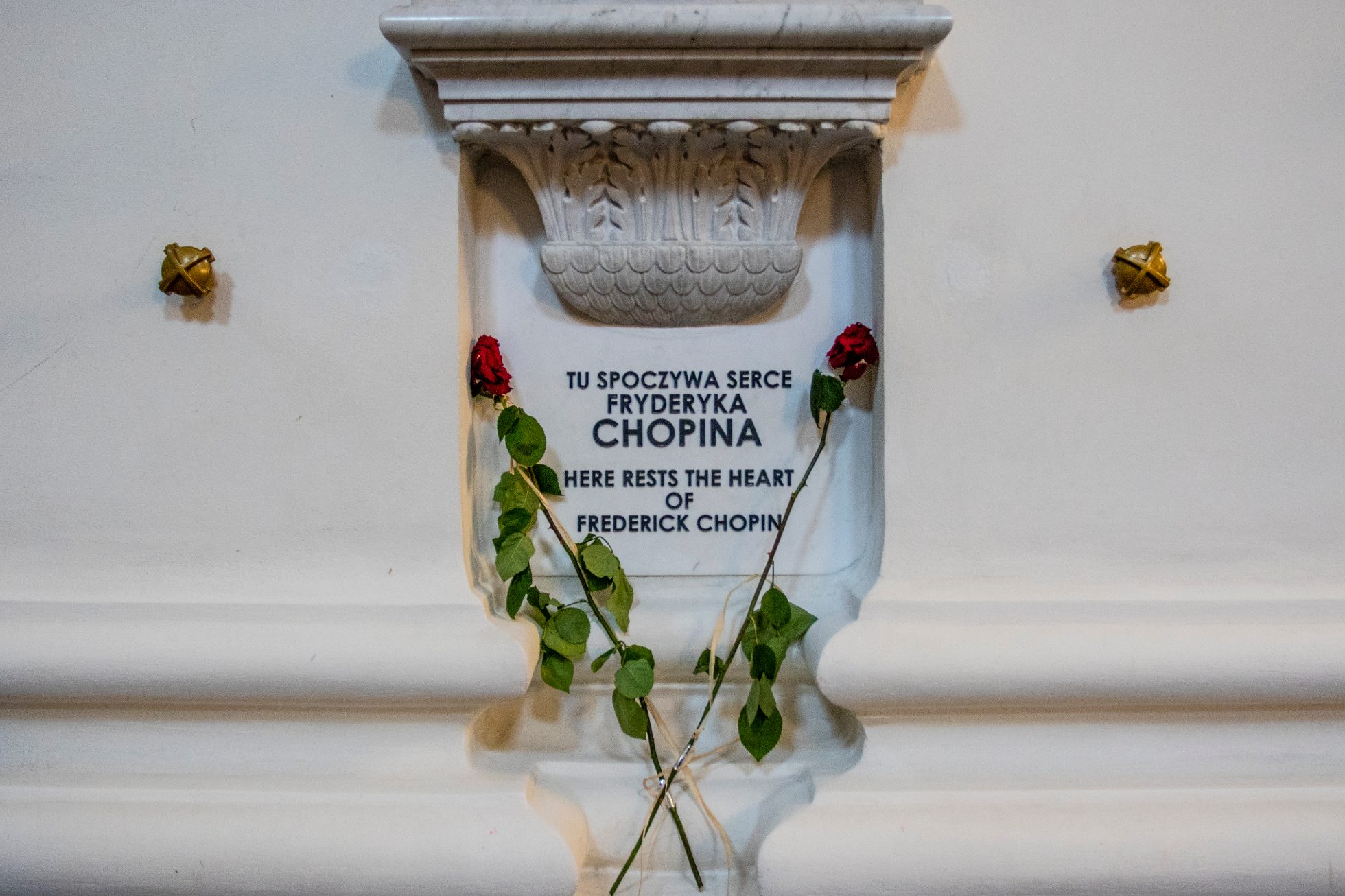 Сердце Шопена в церкви в Польше