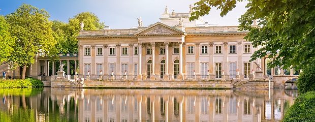 Palace on the water in Warsaw's Łazienki