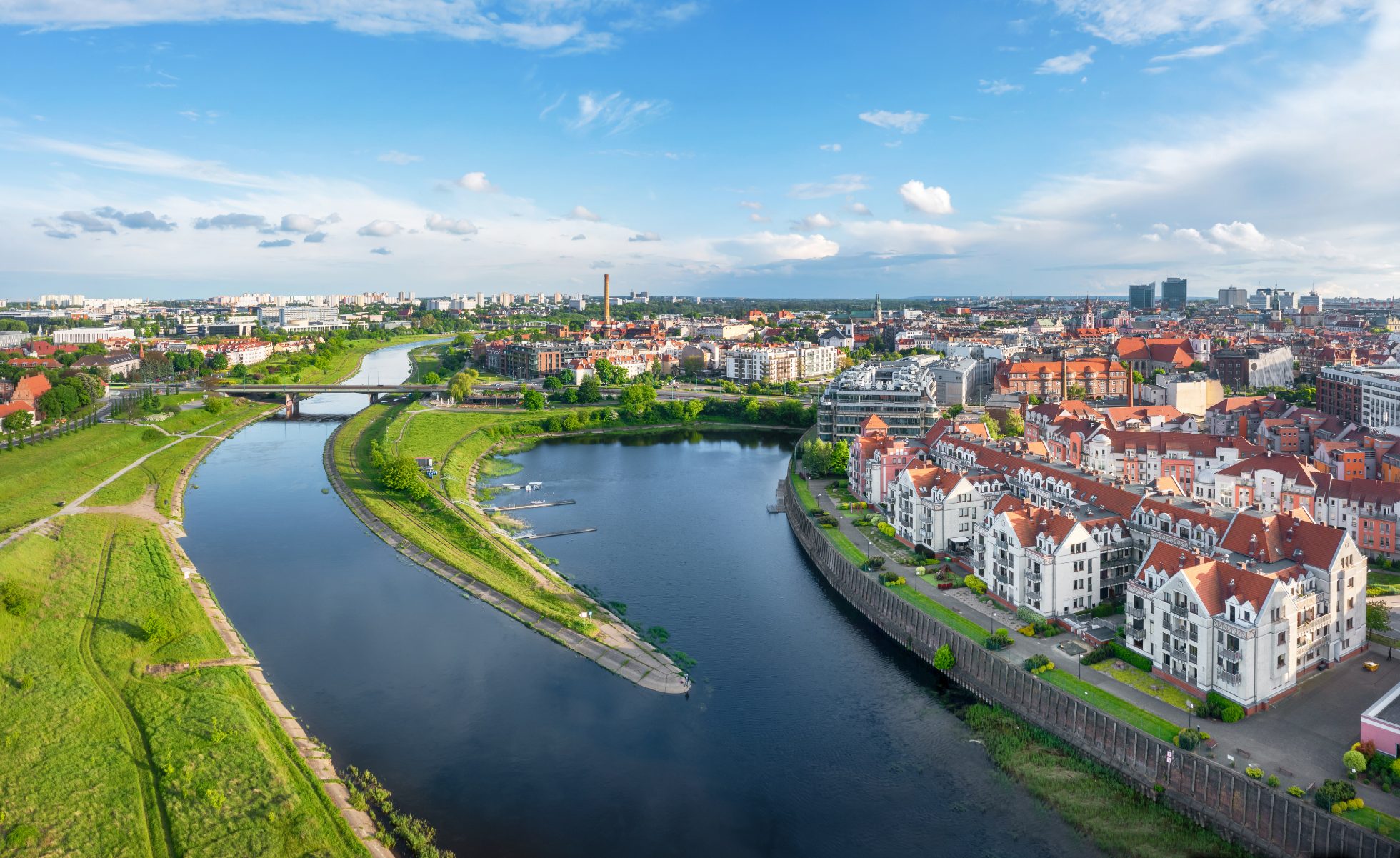 Widok na Wielkopolskę z lotu Ptaka