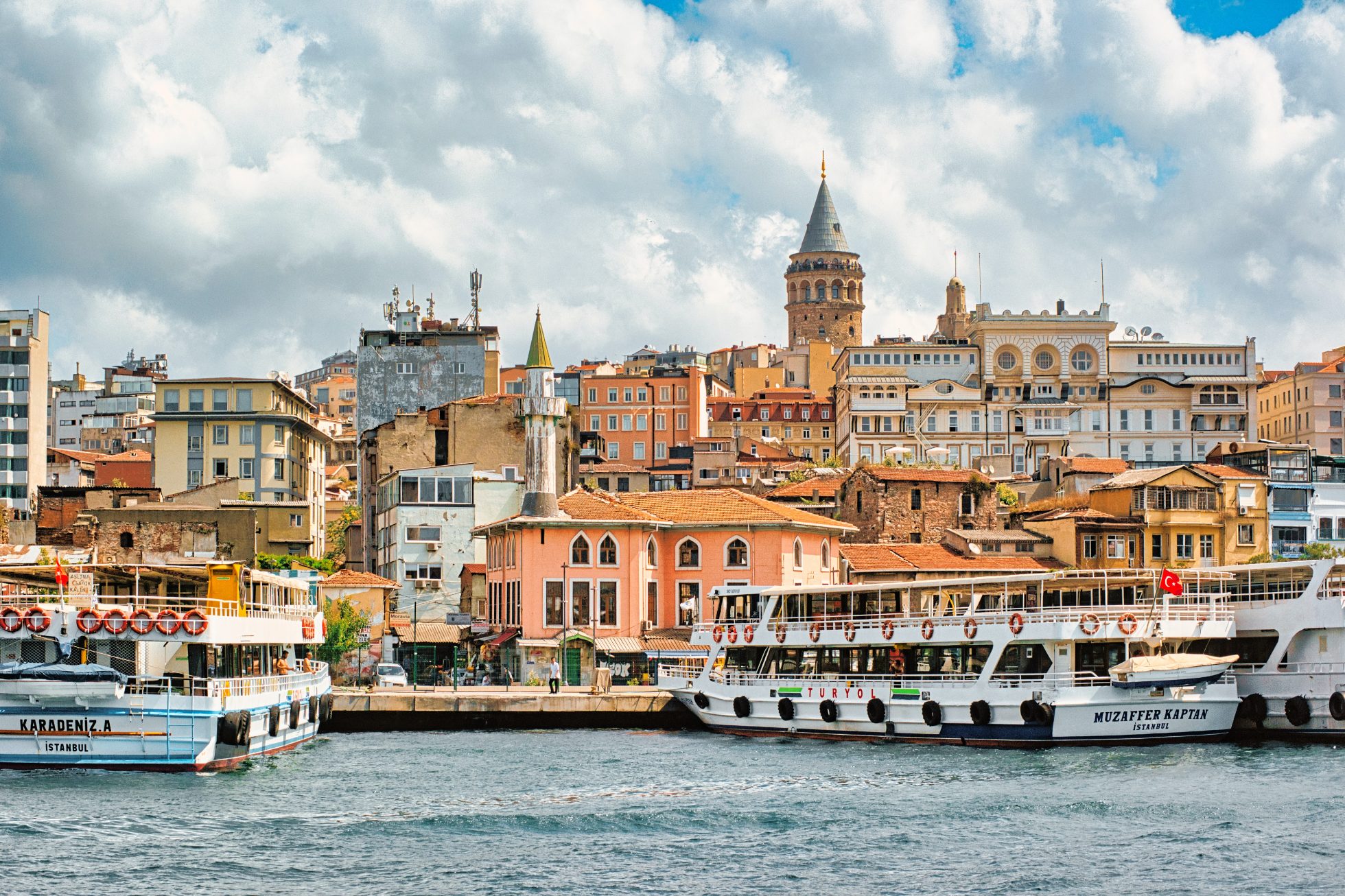 Widok na wieżę Galata