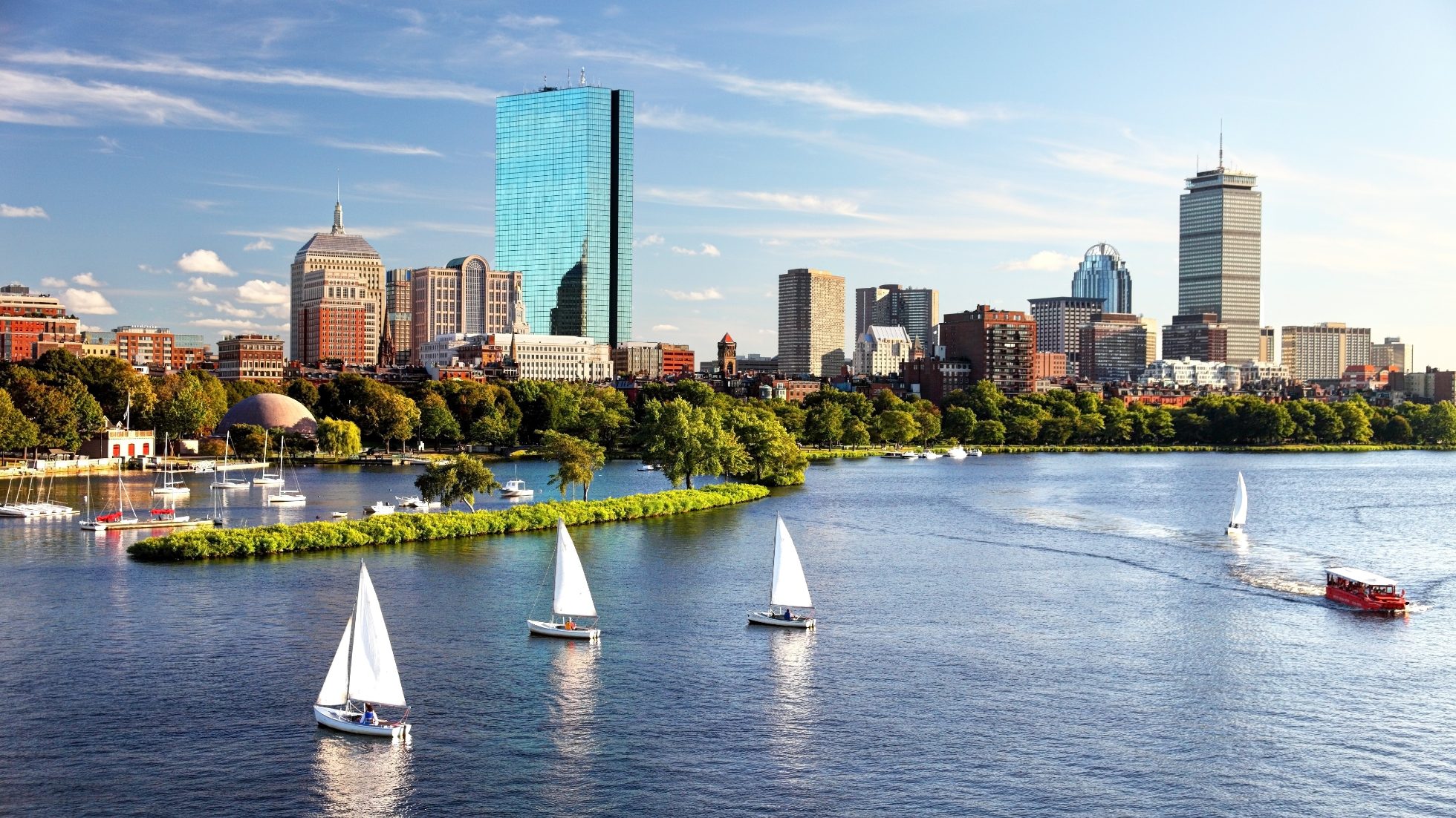 Boston's waterfront skyscrapers