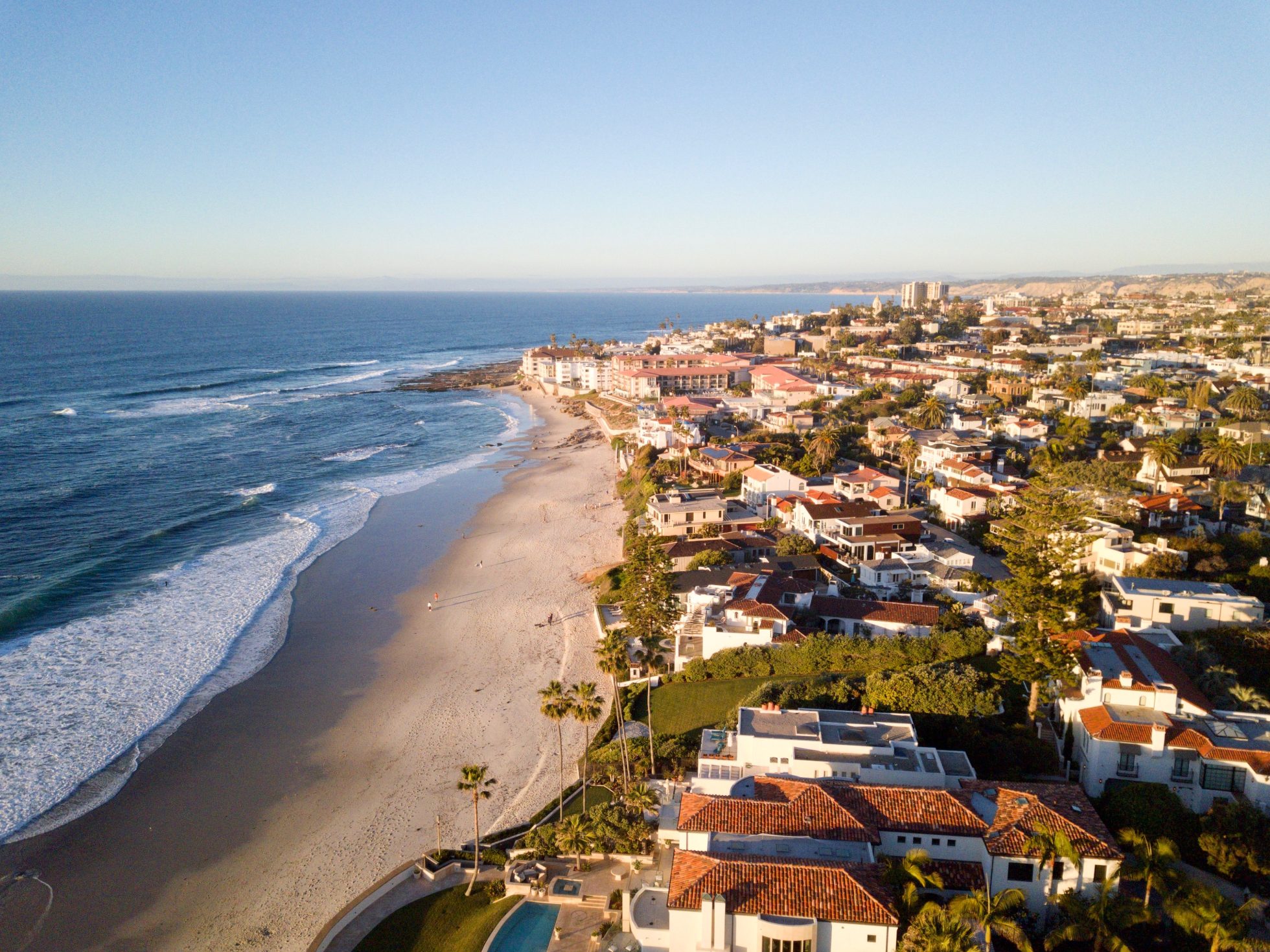 Vista del distrito de La Jolla en San Diego