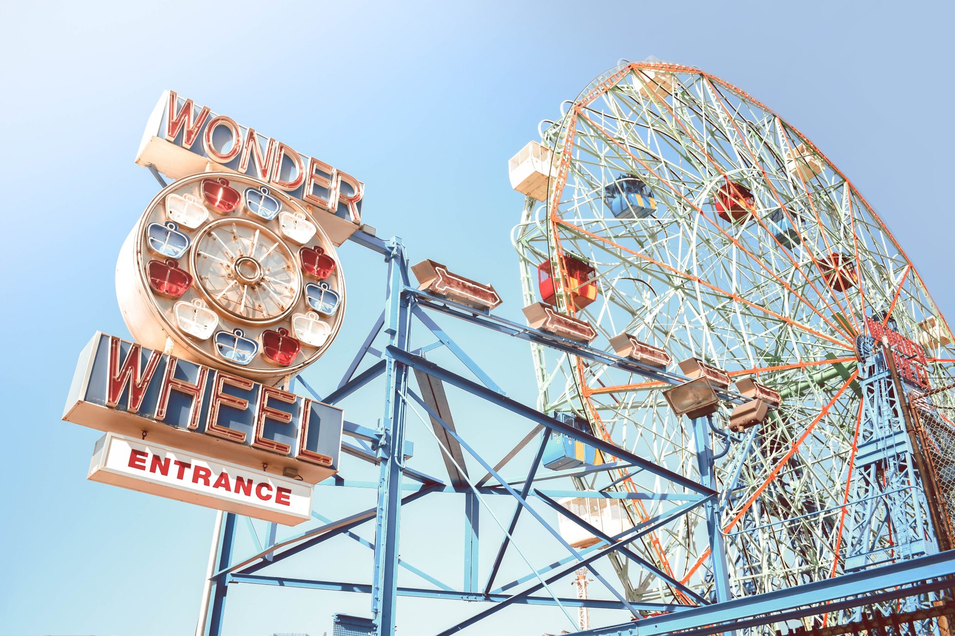 Diabelski młyn na Coney Island w Nowym Jorku