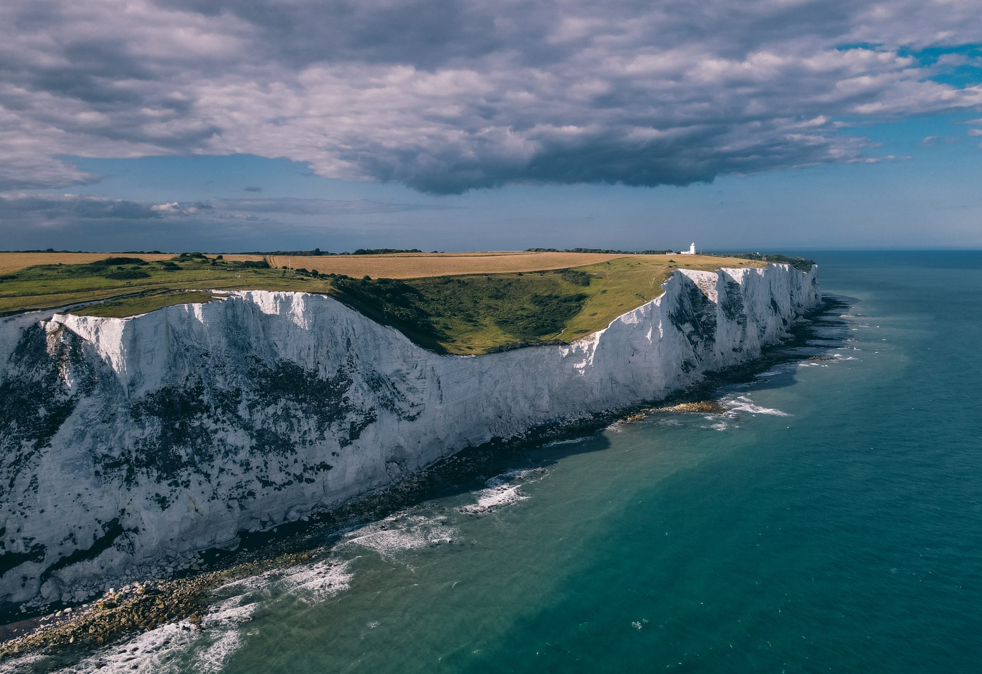 White cliffs in Dover - top place to see in the UK