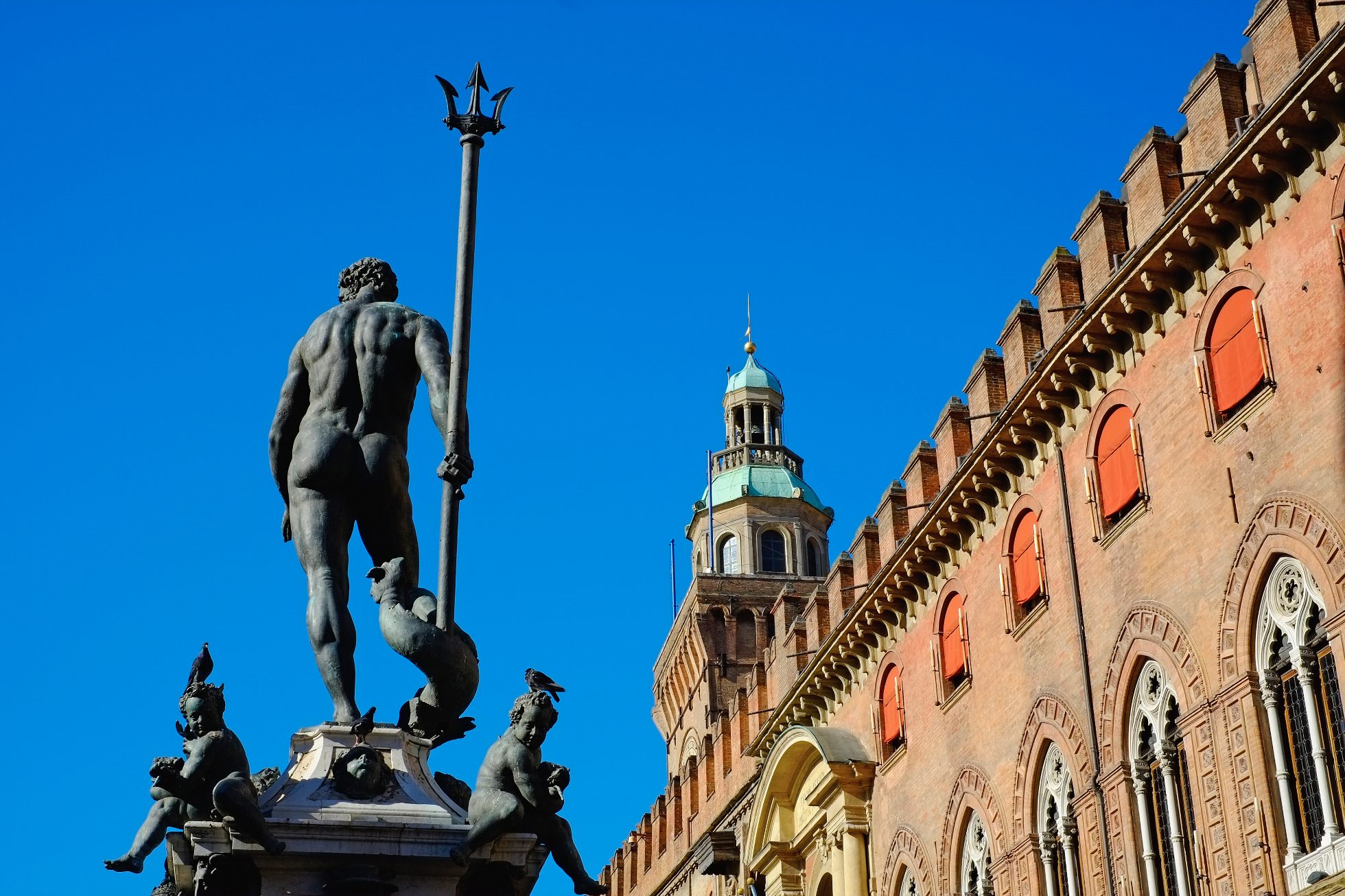 Fontanna Neptuna, Piazza del Nettuno w Bolonii