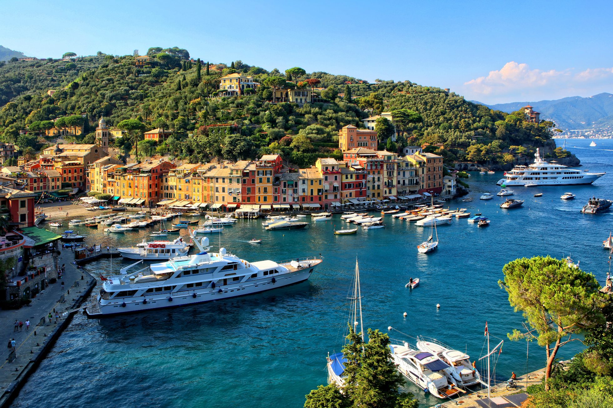 View of Cinque Terre in Liguria