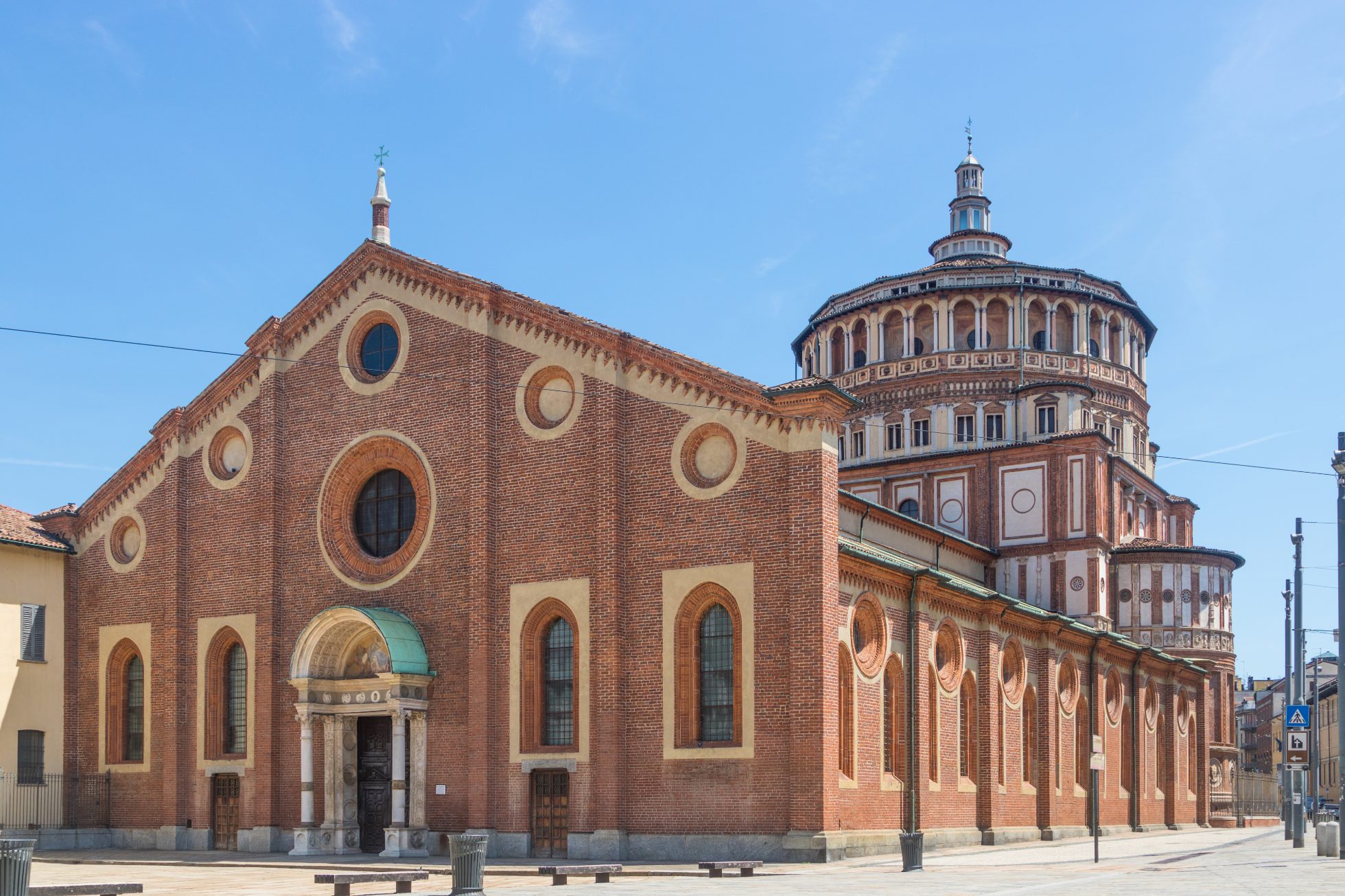 Santa Maria delle Grazie catholic church in Milan, Italy