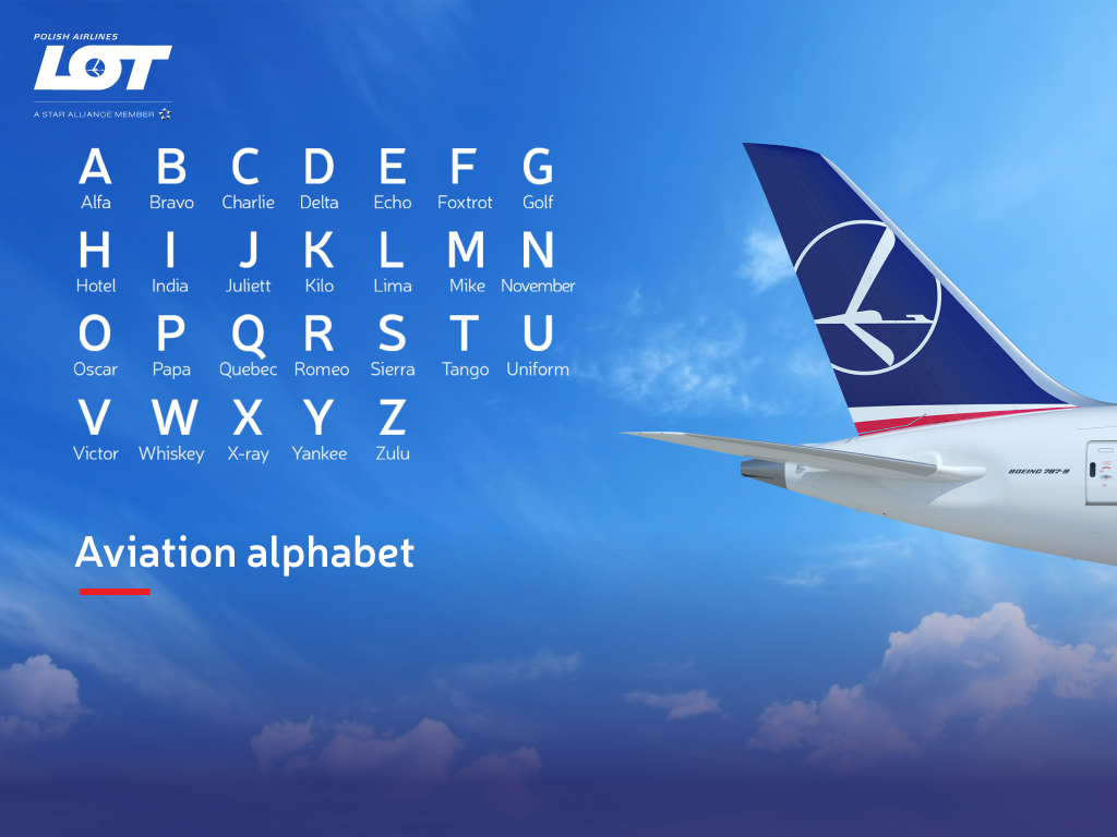 Passenger plane of LOT Polish Airlines against the sky.