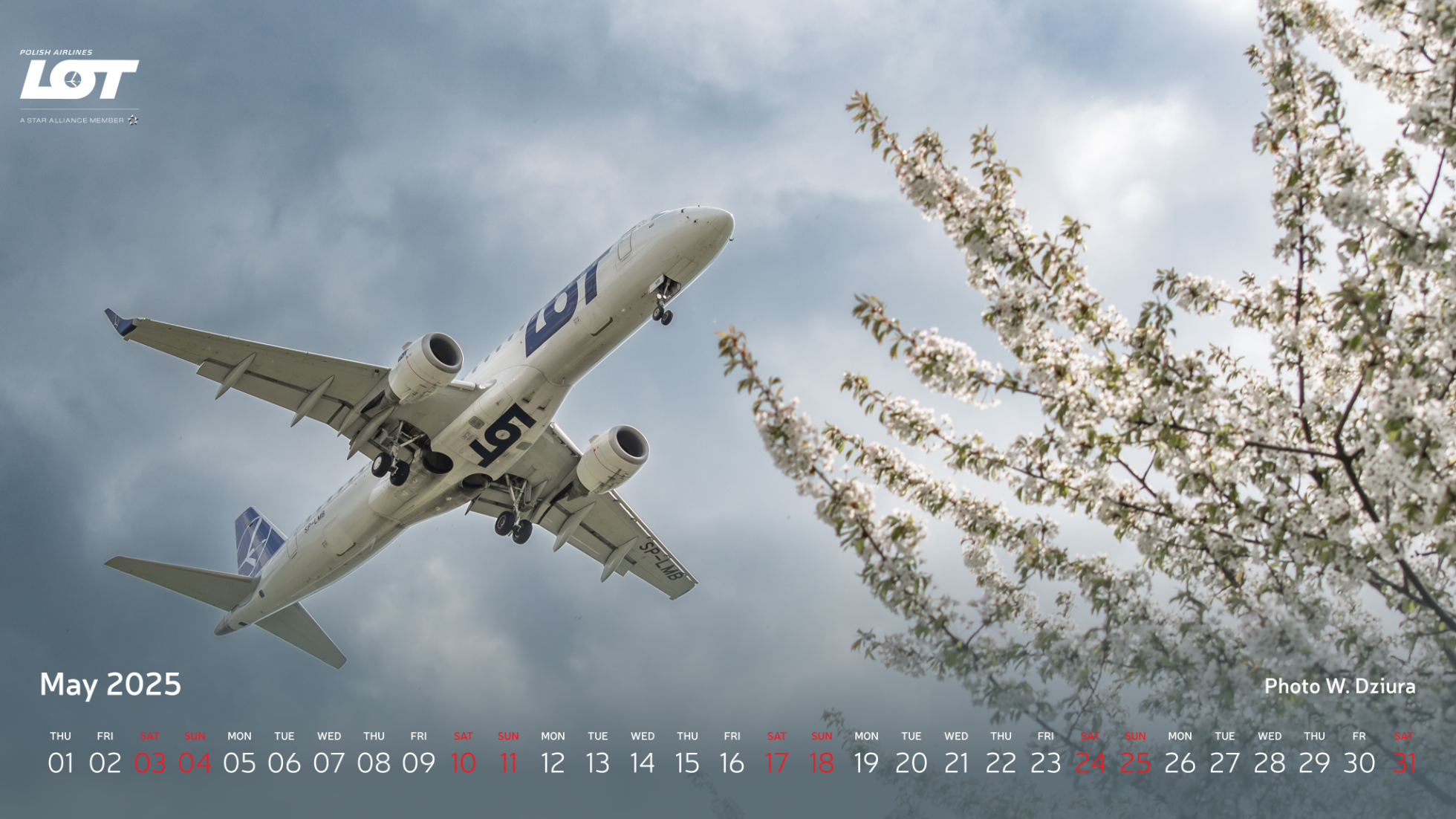 Embraer 190 approaching airport on a cloudy day