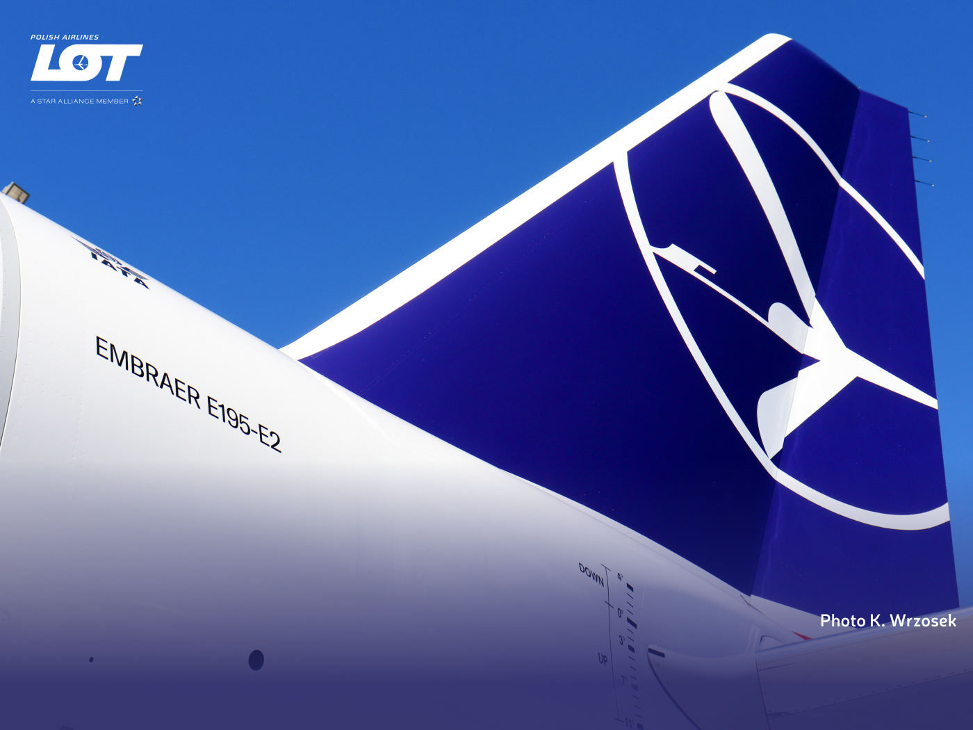 Winglet of Embraer E195-E7