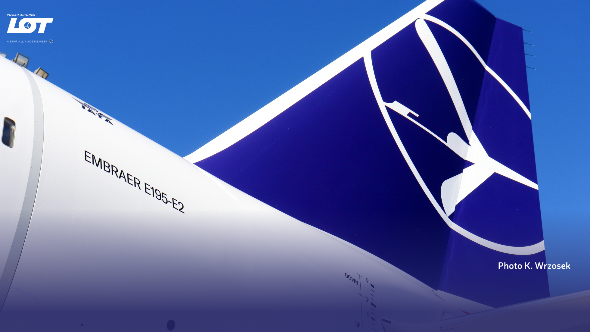 Winglet of Embraer E195-E8