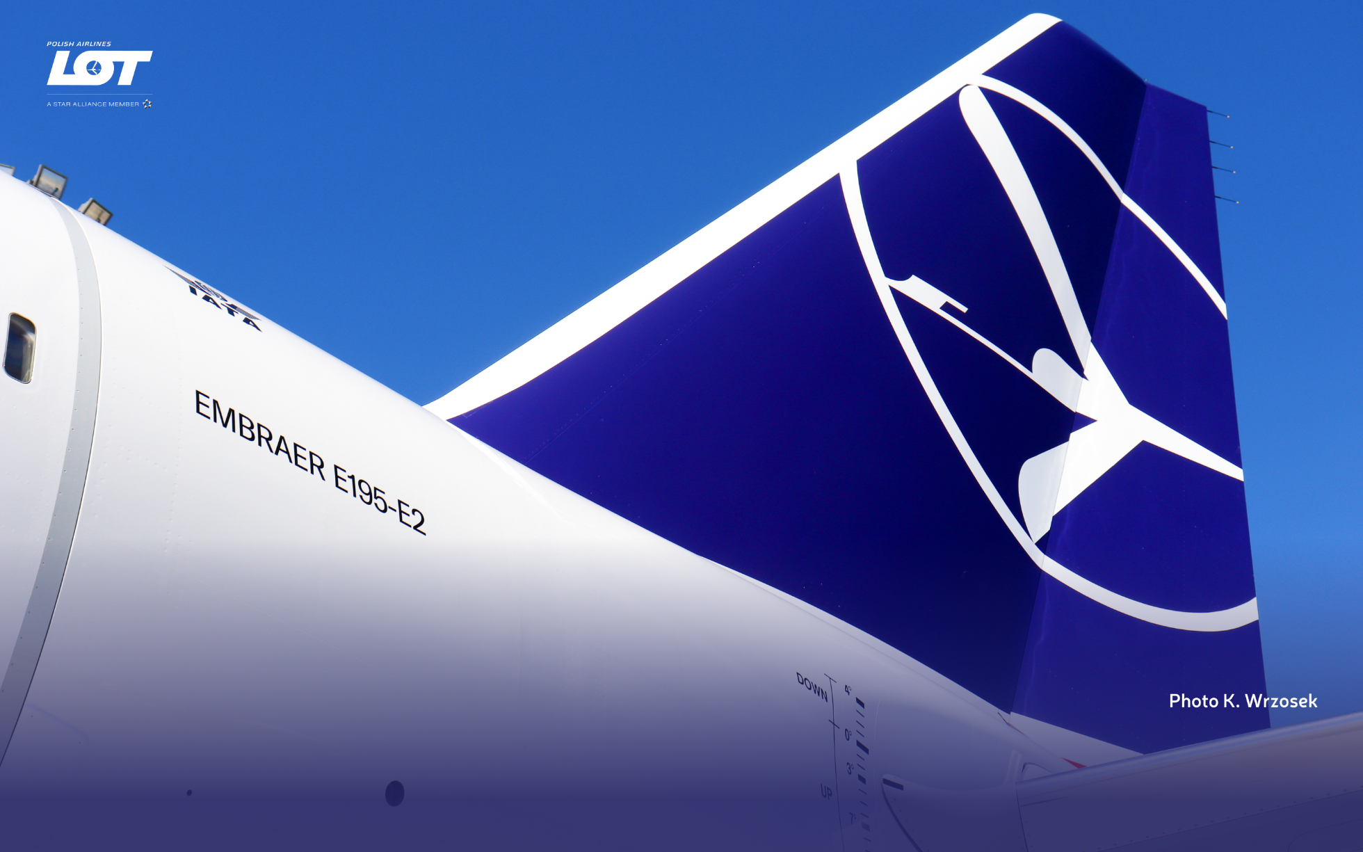 Winglet of Embraer E195-E13