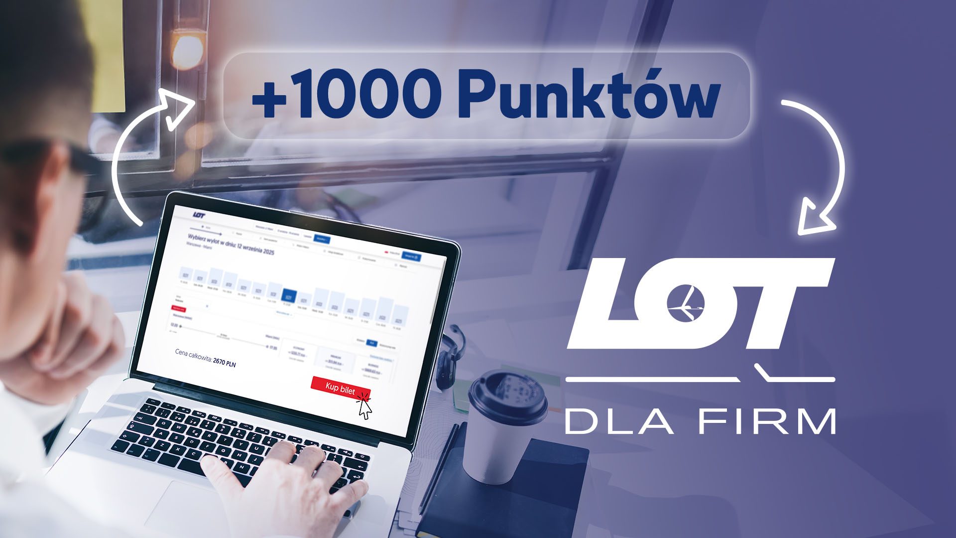 laptop and Points collected in program lot dla firm