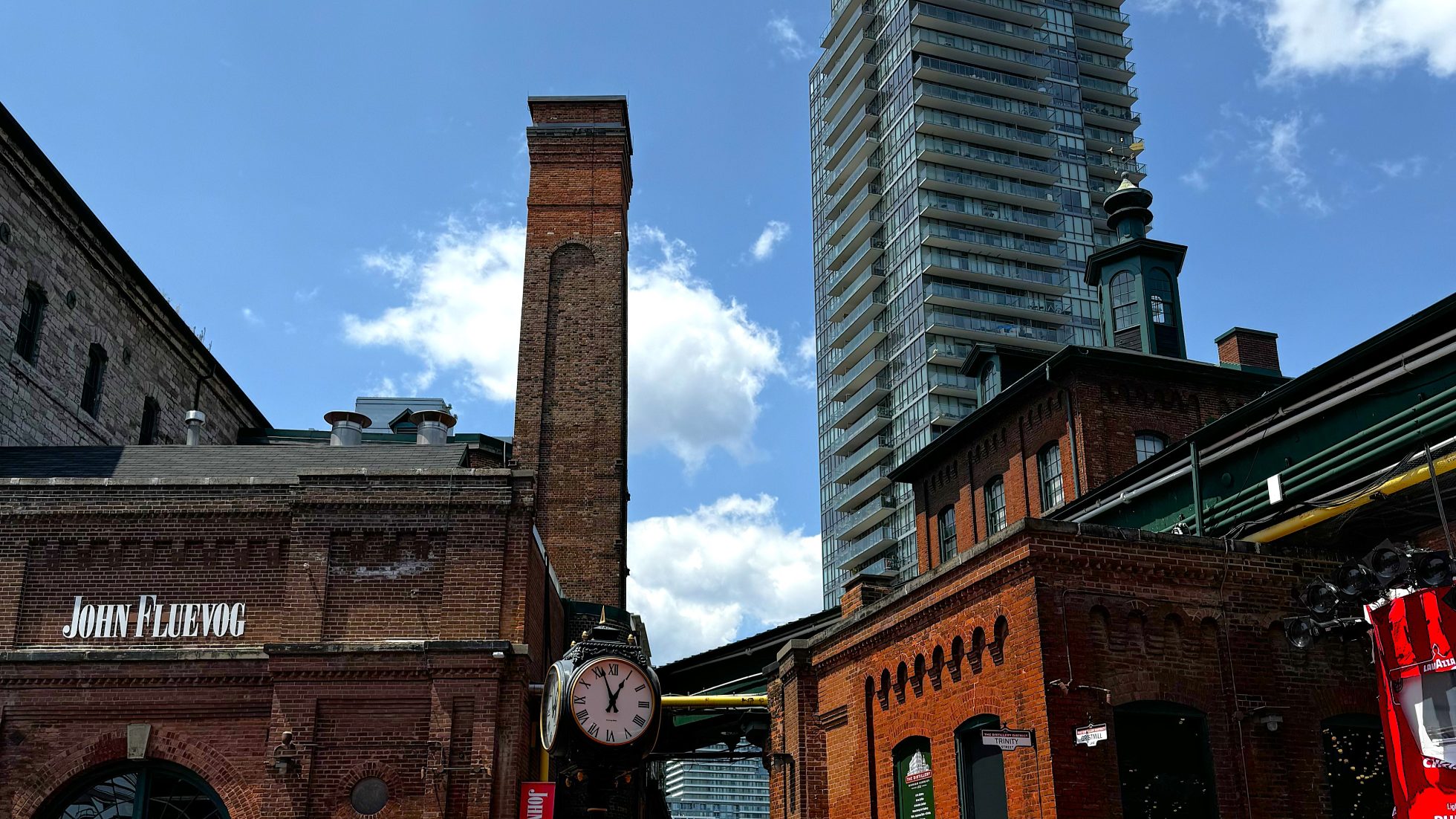 Toronto zabytkowa dzielnica w słoneczny dzień