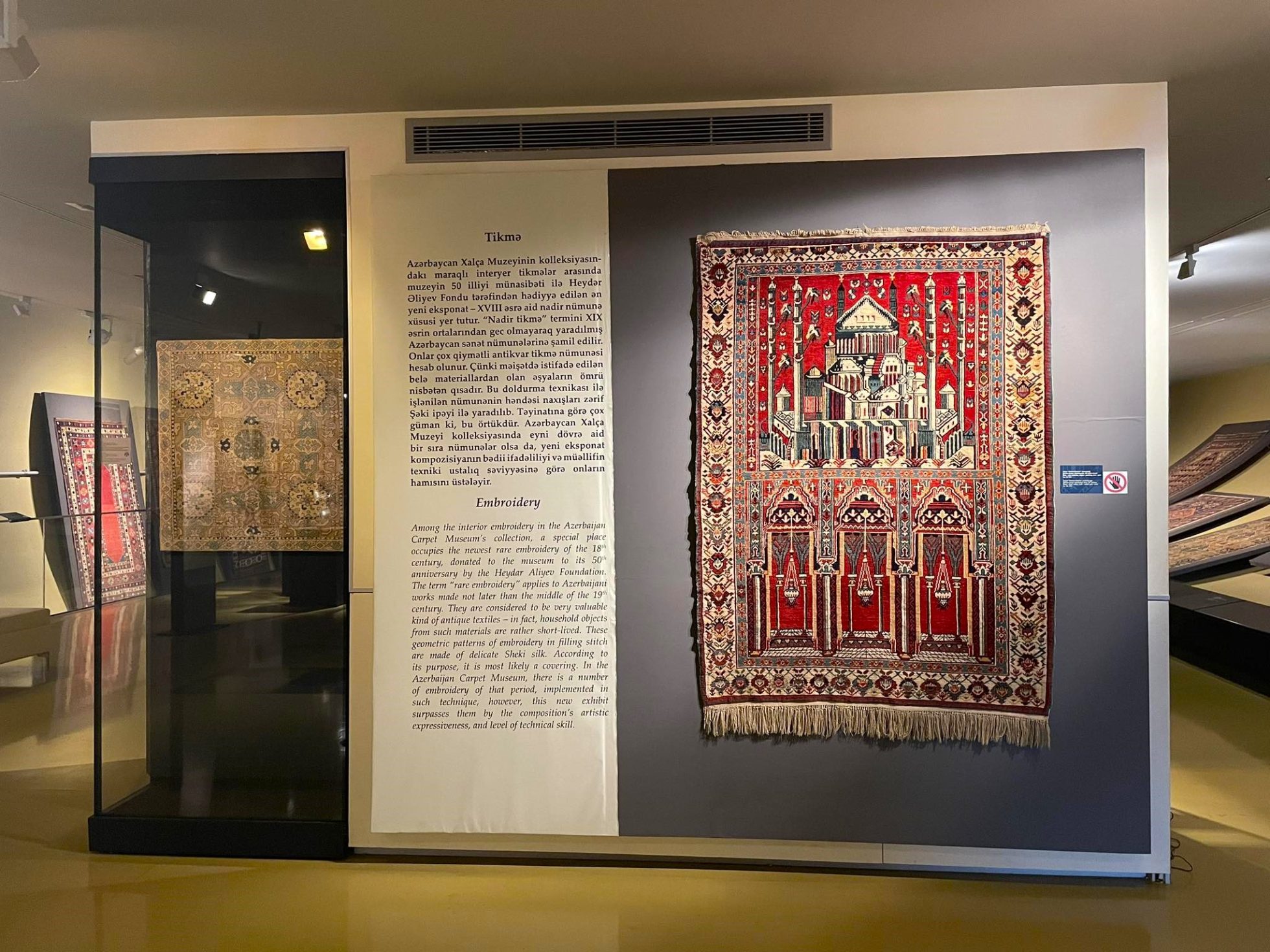 Muzeum dywanów w Baku, Azerbejdżan.