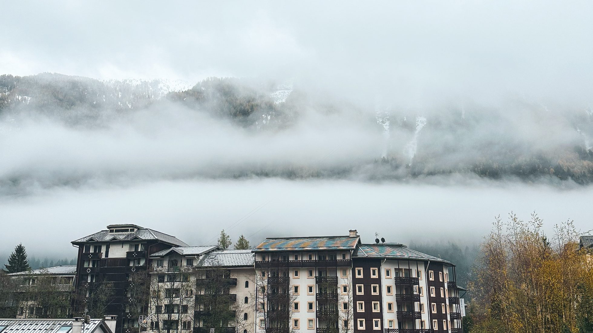 Ośnieżone Alpy - Chamonix