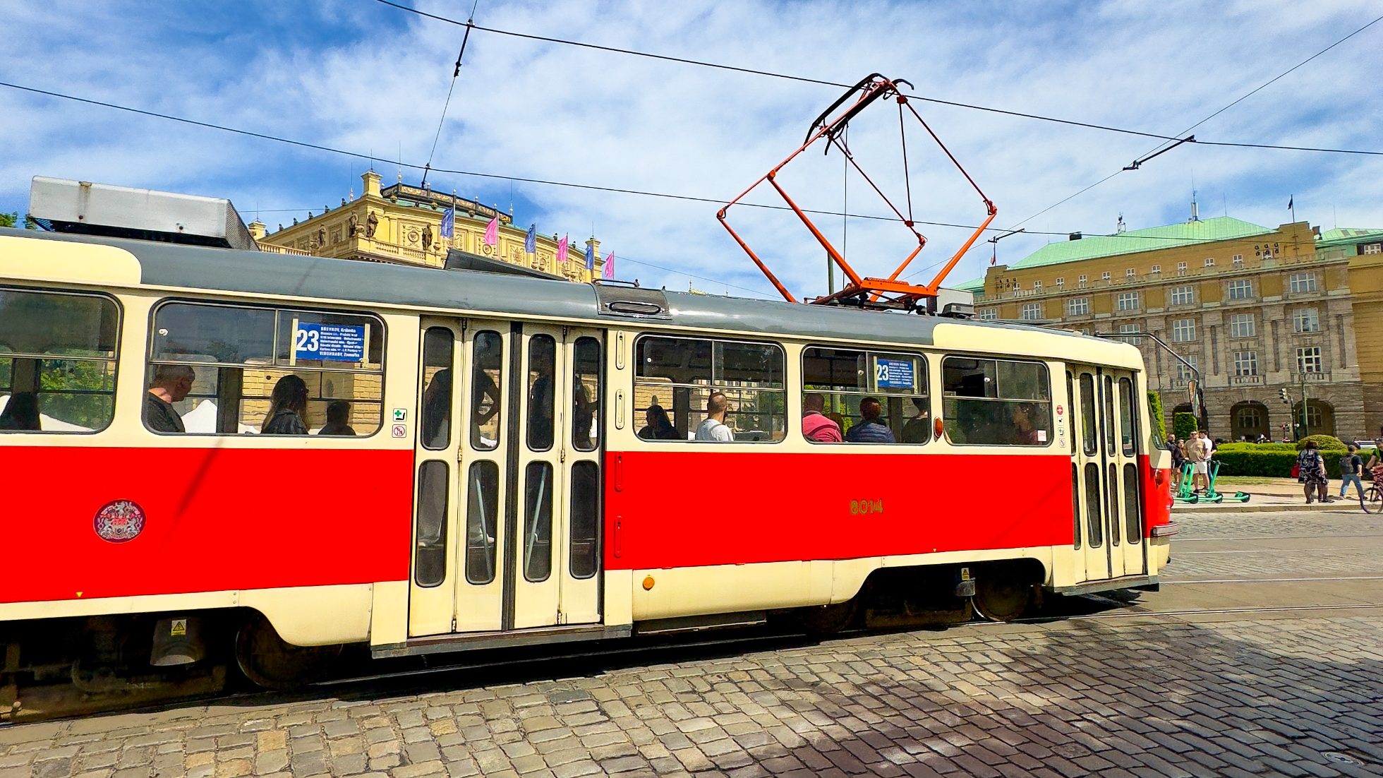 Czerwony Tramwaj w Pradze
