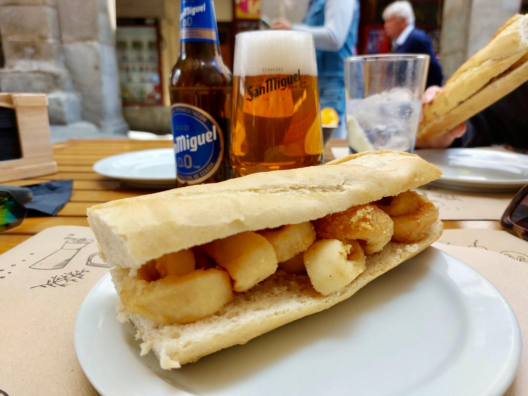 Bocadillo de calamares