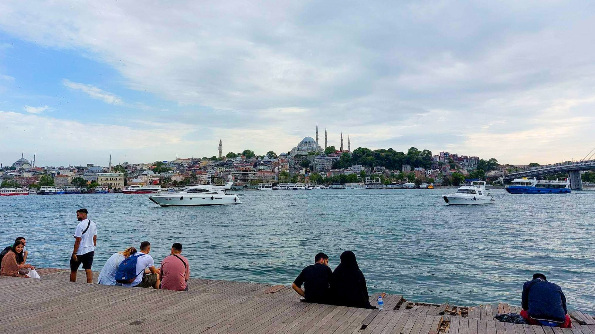 Widok na Stambuł z Karakoy Sahil