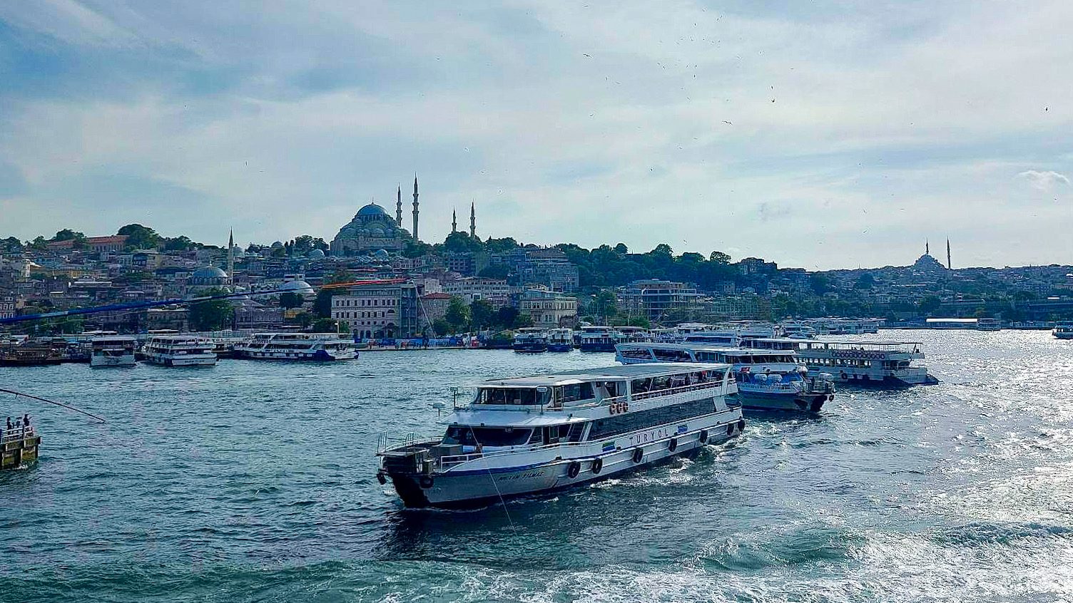 Widok na Stambuł z Mostu Galata