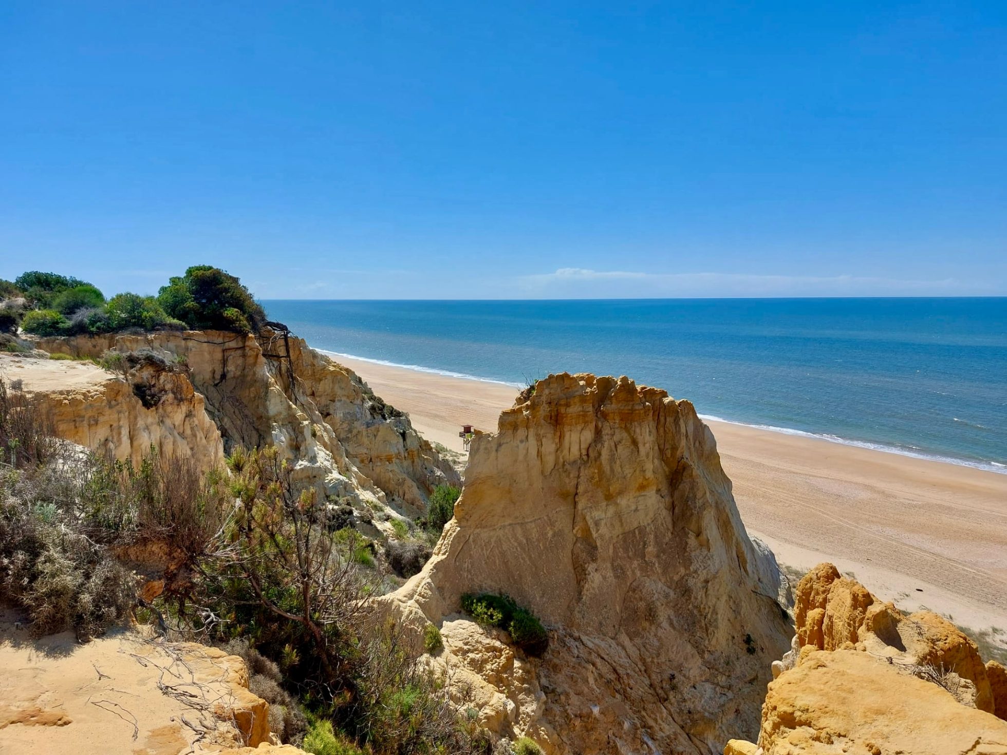 Plaża Parador de Mazagón na Costa de la Luz