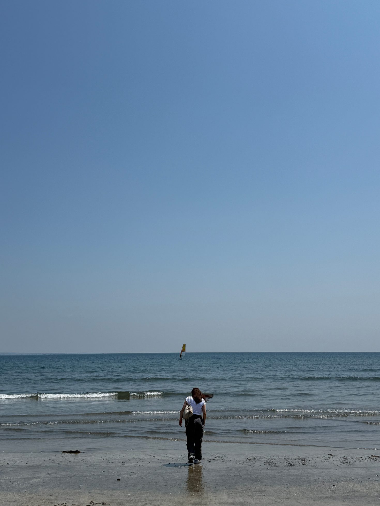 Plaża w miasteczku Kamakura.