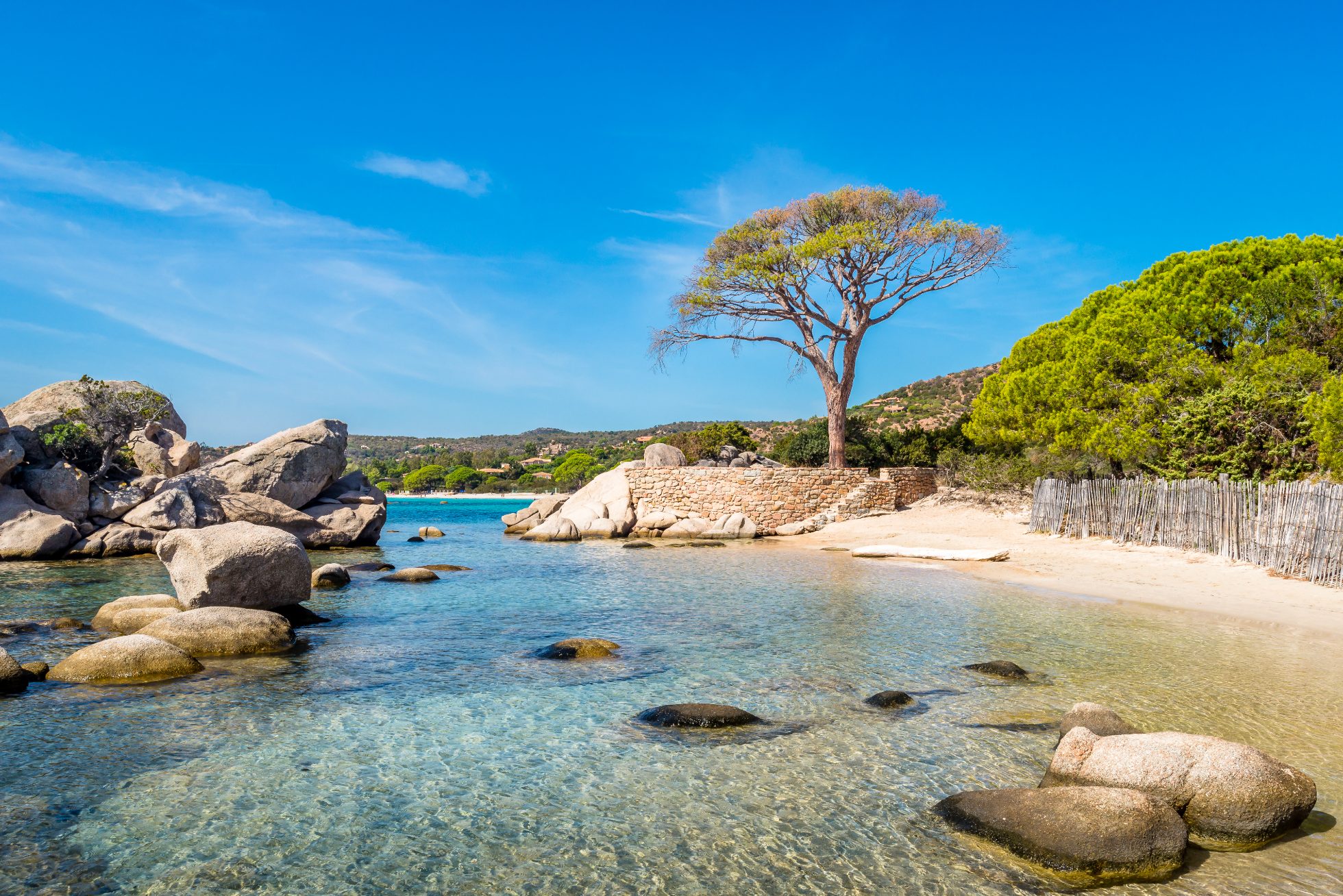 Plaża Palombaggia we Francji