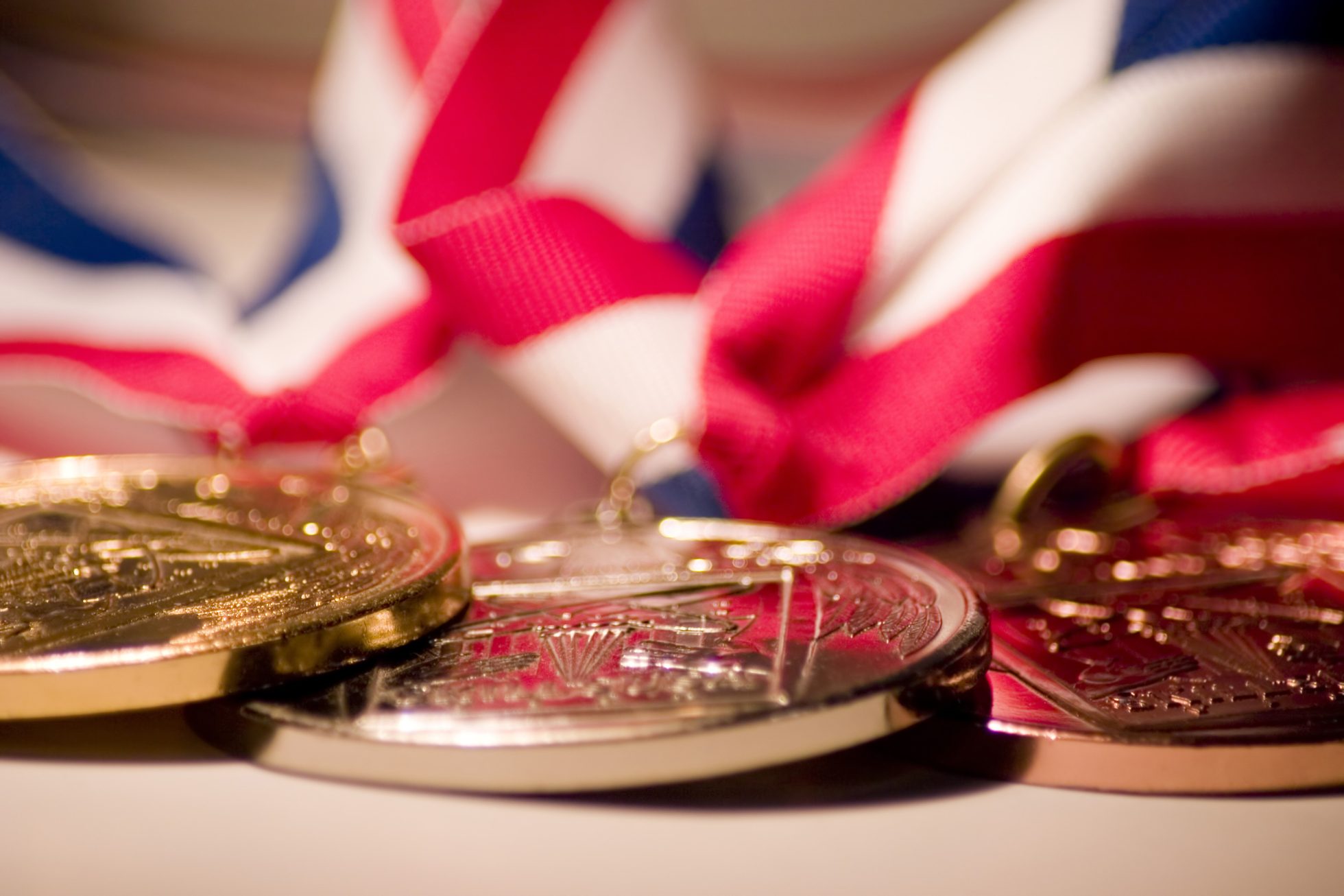 Gold, silver and bronze medals, Olympic Games