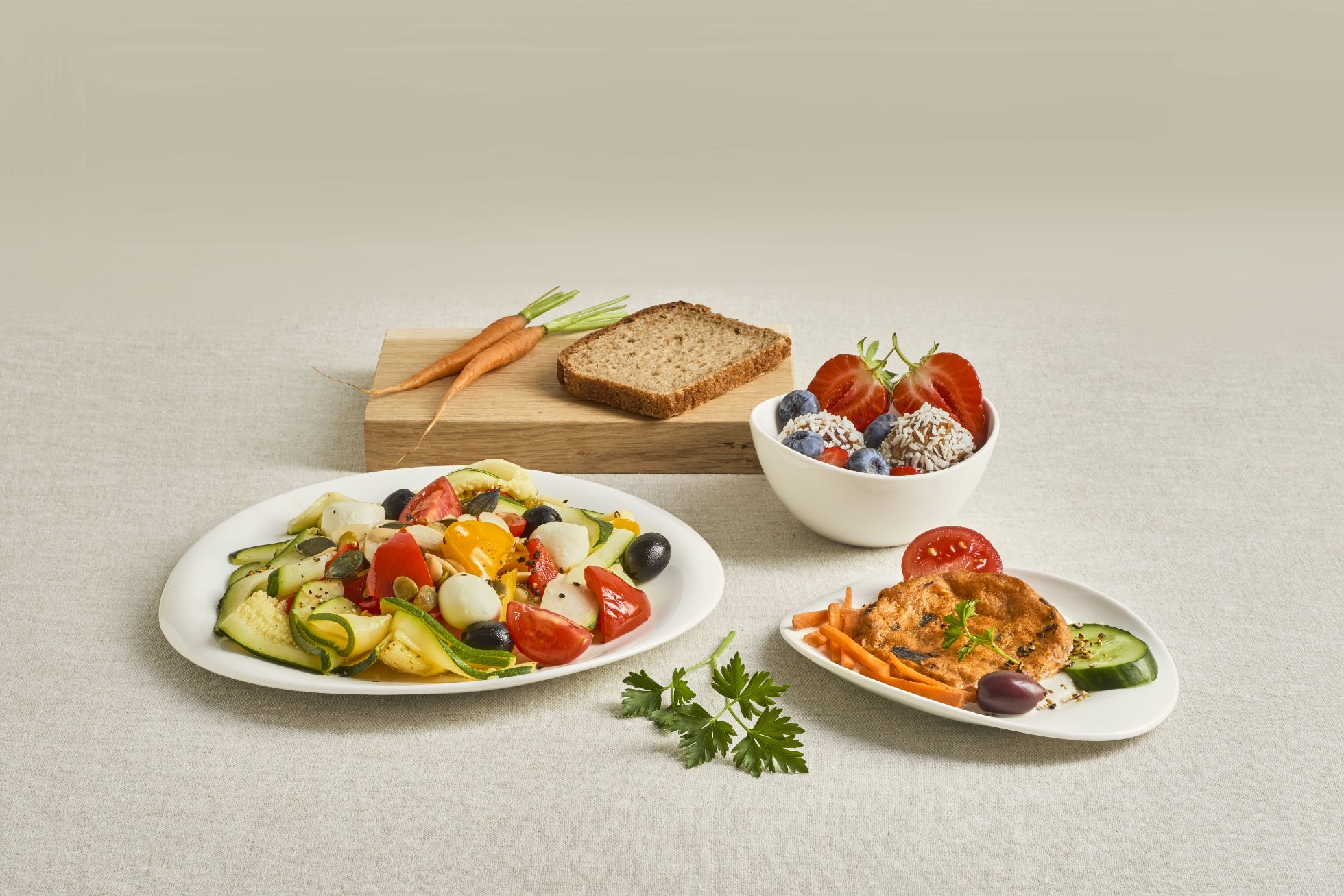 Probeessen an Bord