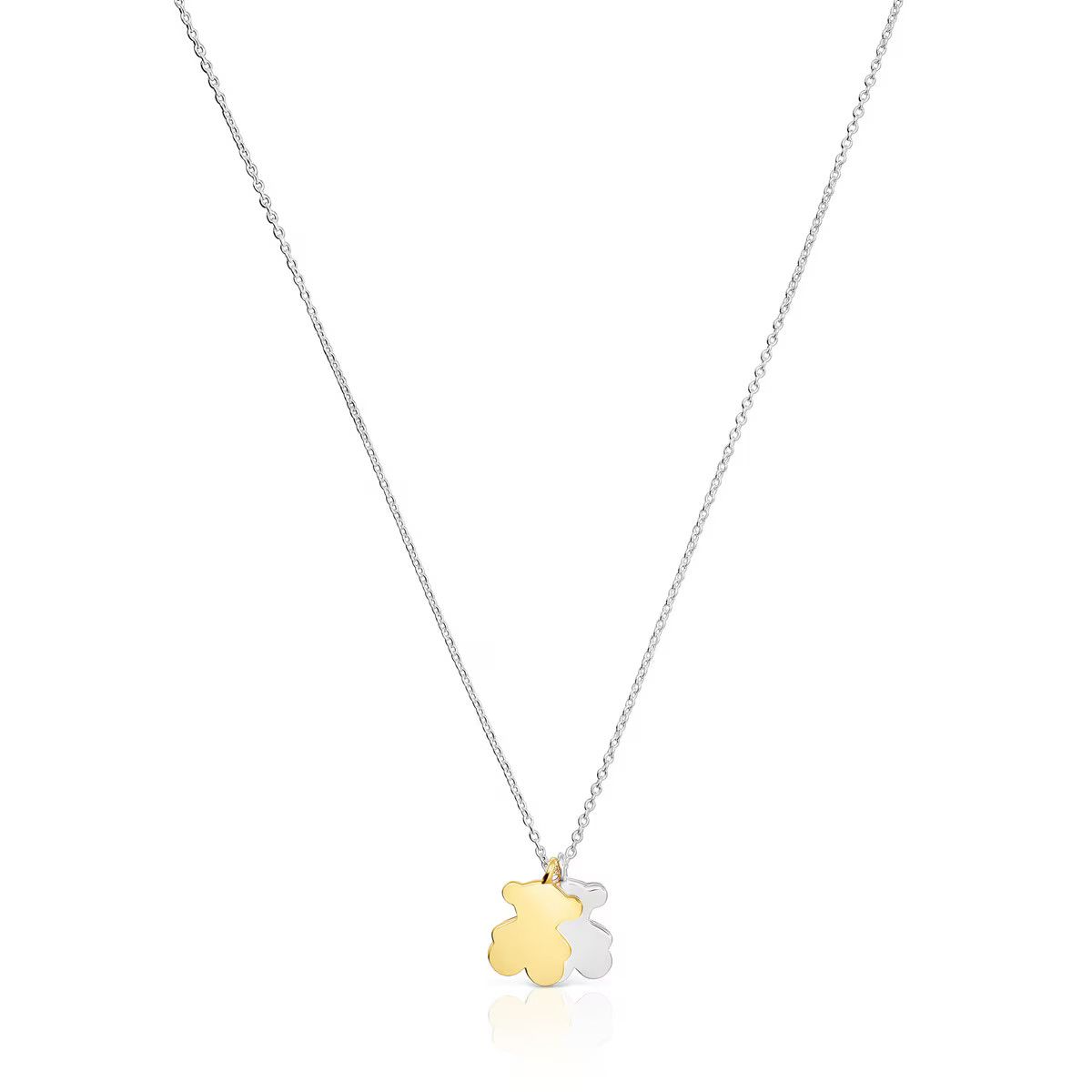 Short two-color necklace with Sweet Dolls motifs Strona Produktu