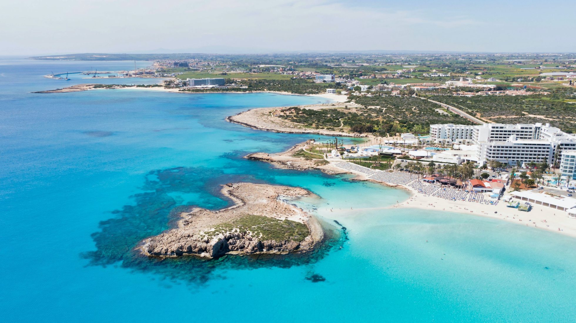 Nissi beach at the Ayia Napa resort