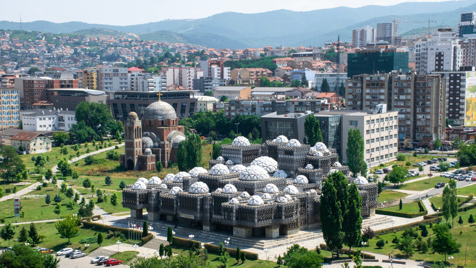 National Library in Pristina, Kosovo